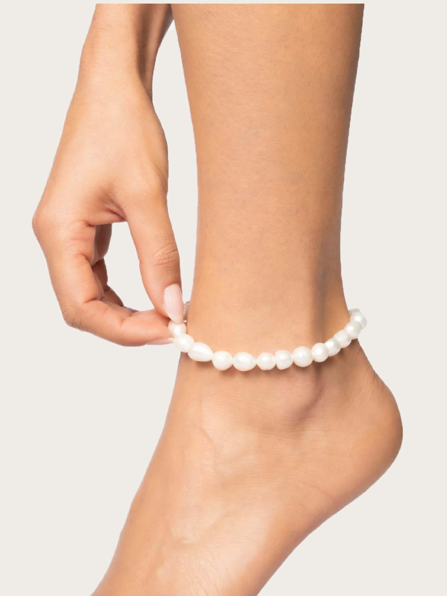 The Pearl Anklet - Off-white