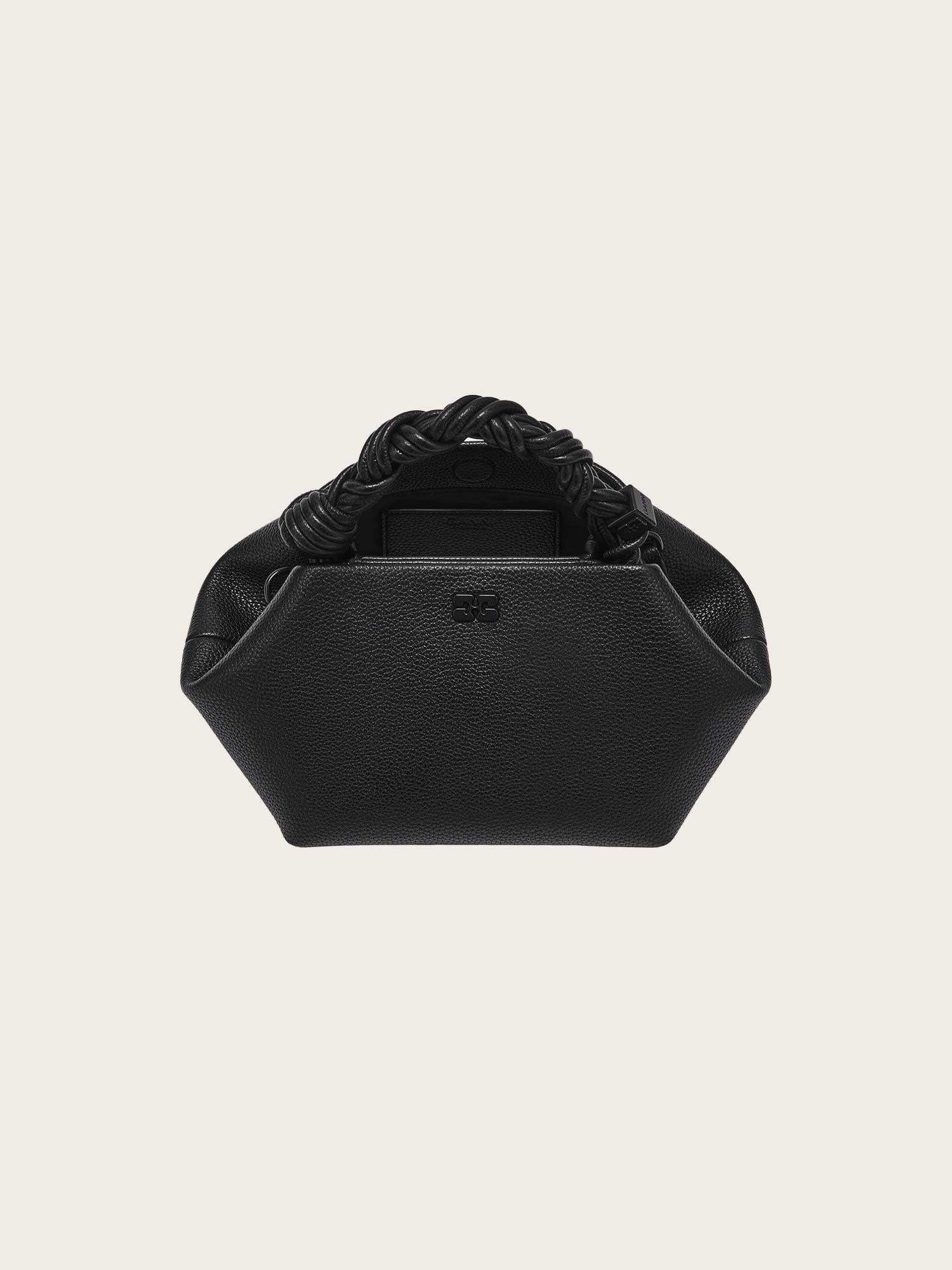 Ganni Bou Bag Small Grained - Black
