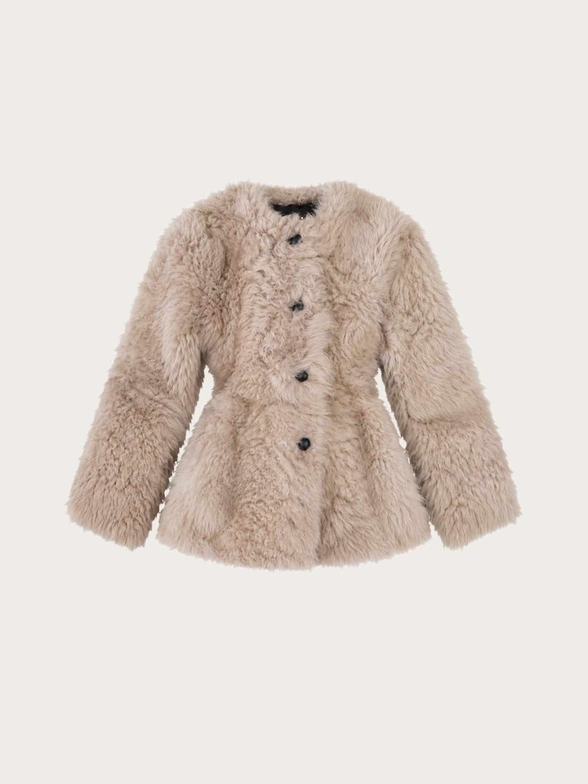 Freya Shearling Jacket - Cream