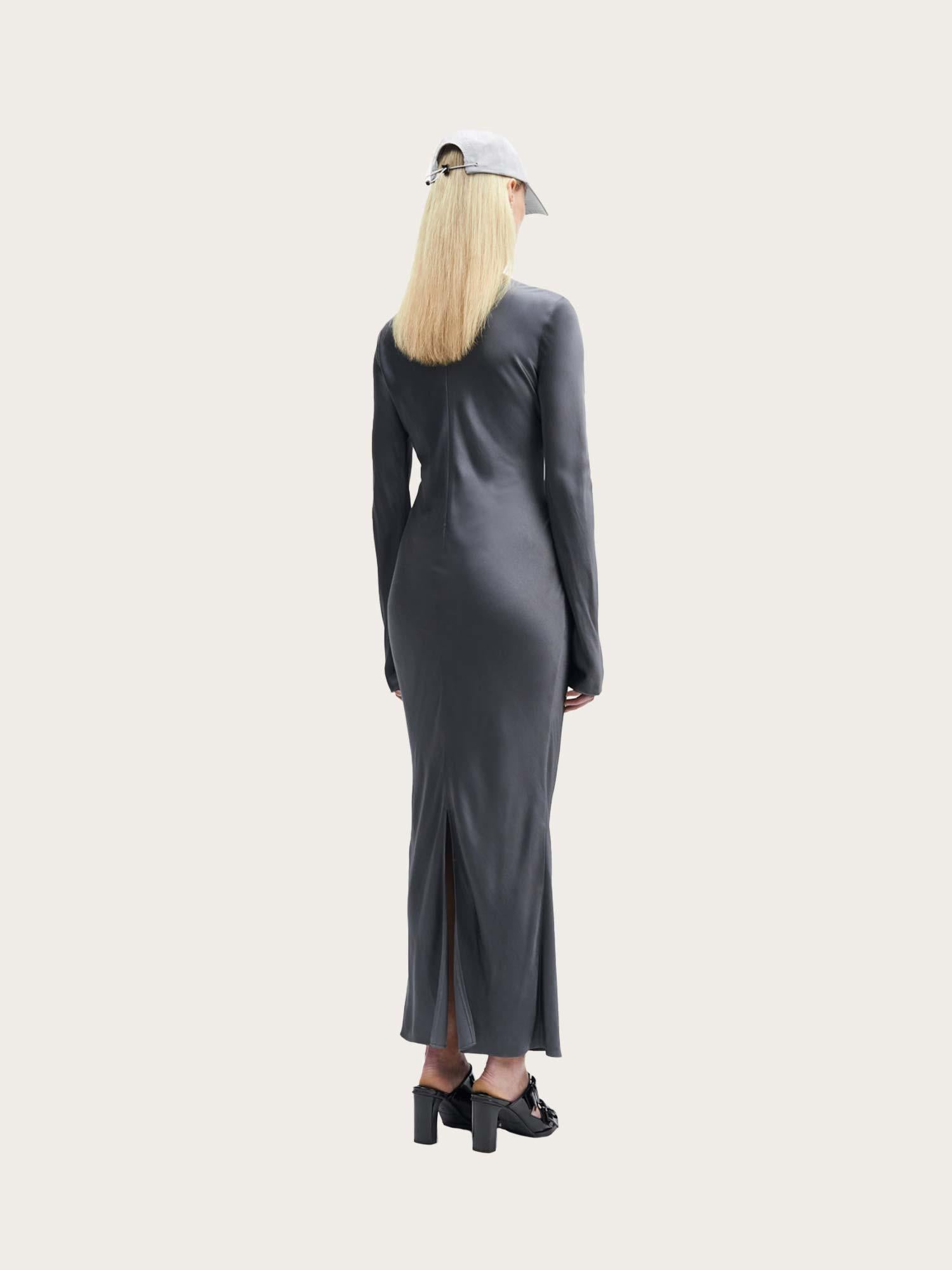 Alina Long Dress - Iron Gate