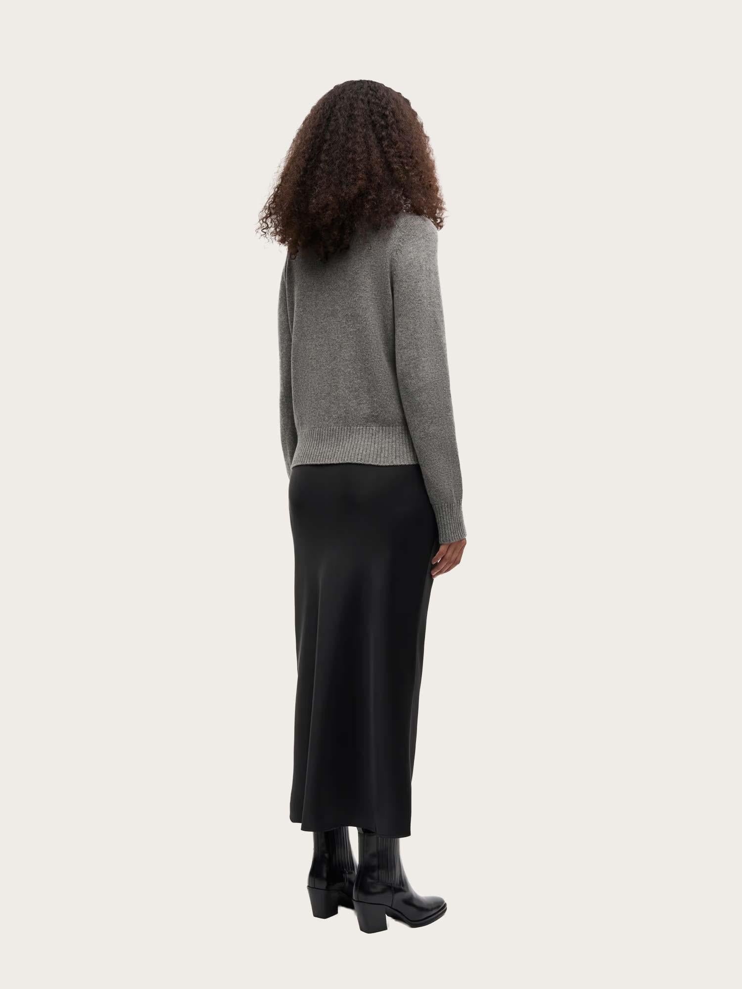 Saelif Turtleneck - Dark Grey Melange