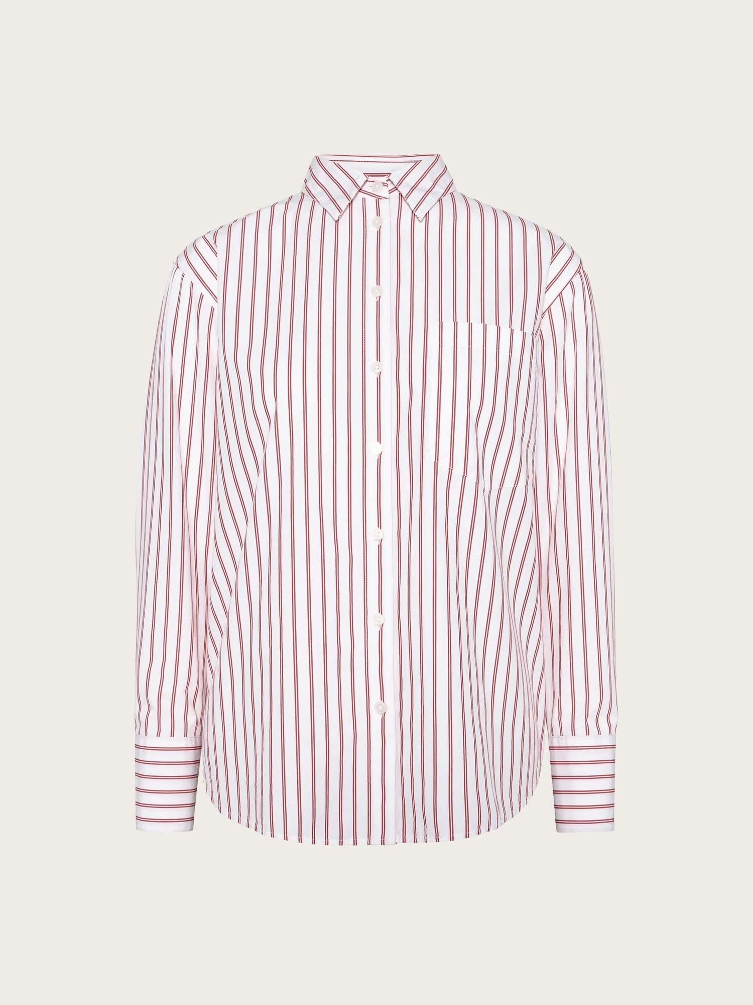 Bibi Stripe Shirt - Red Stripe