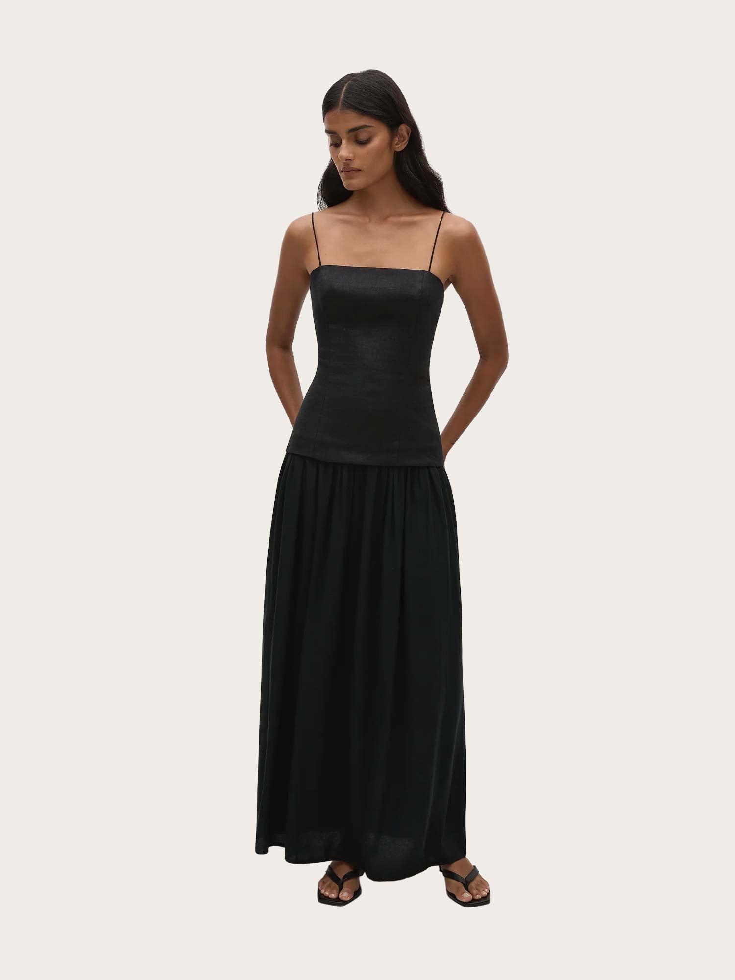 Lenise Maxi Dress - Black