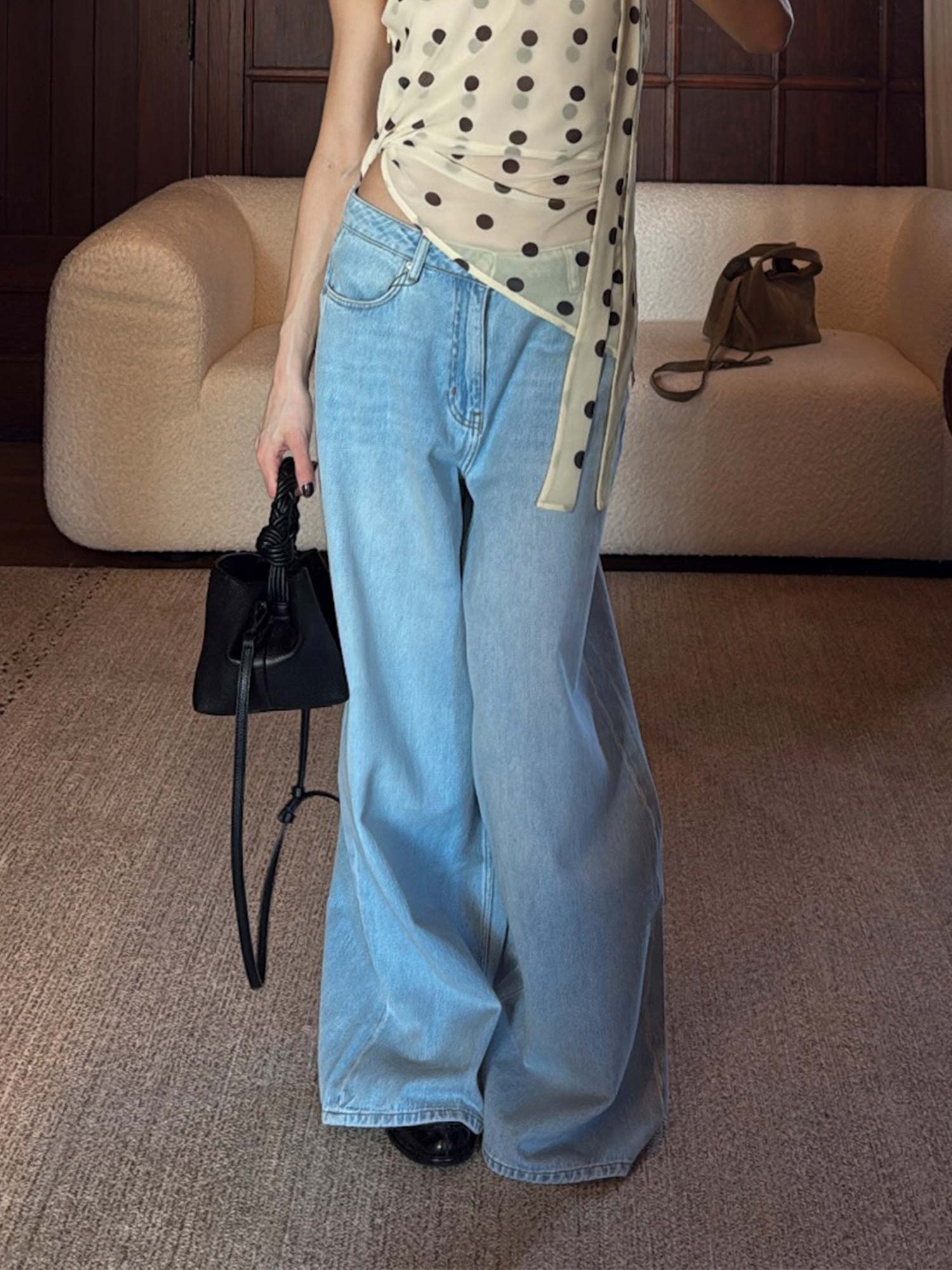Enbeckett Jeans - Faded Spring Blue