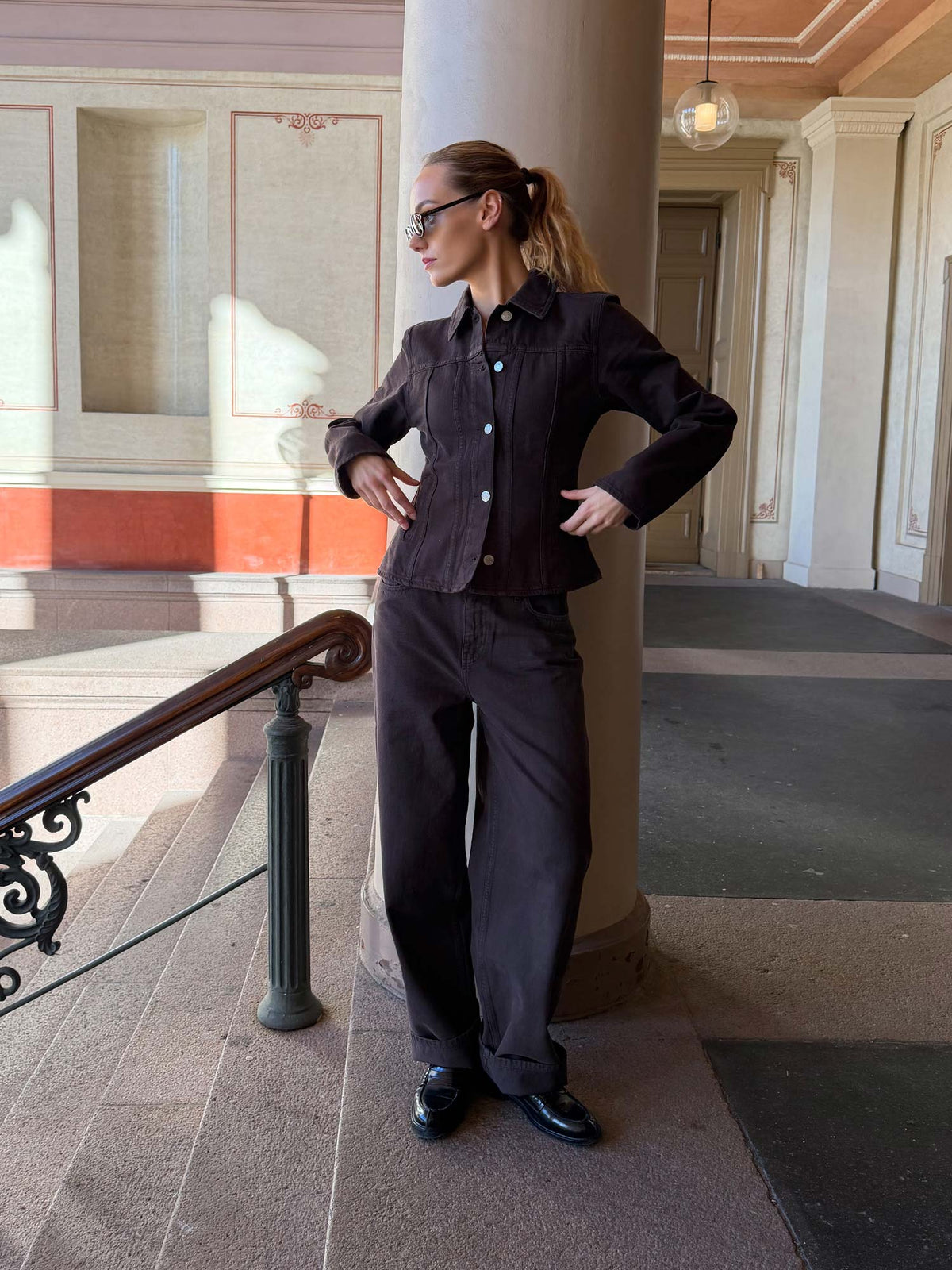 Eneve Jacket - Worn Chocolate