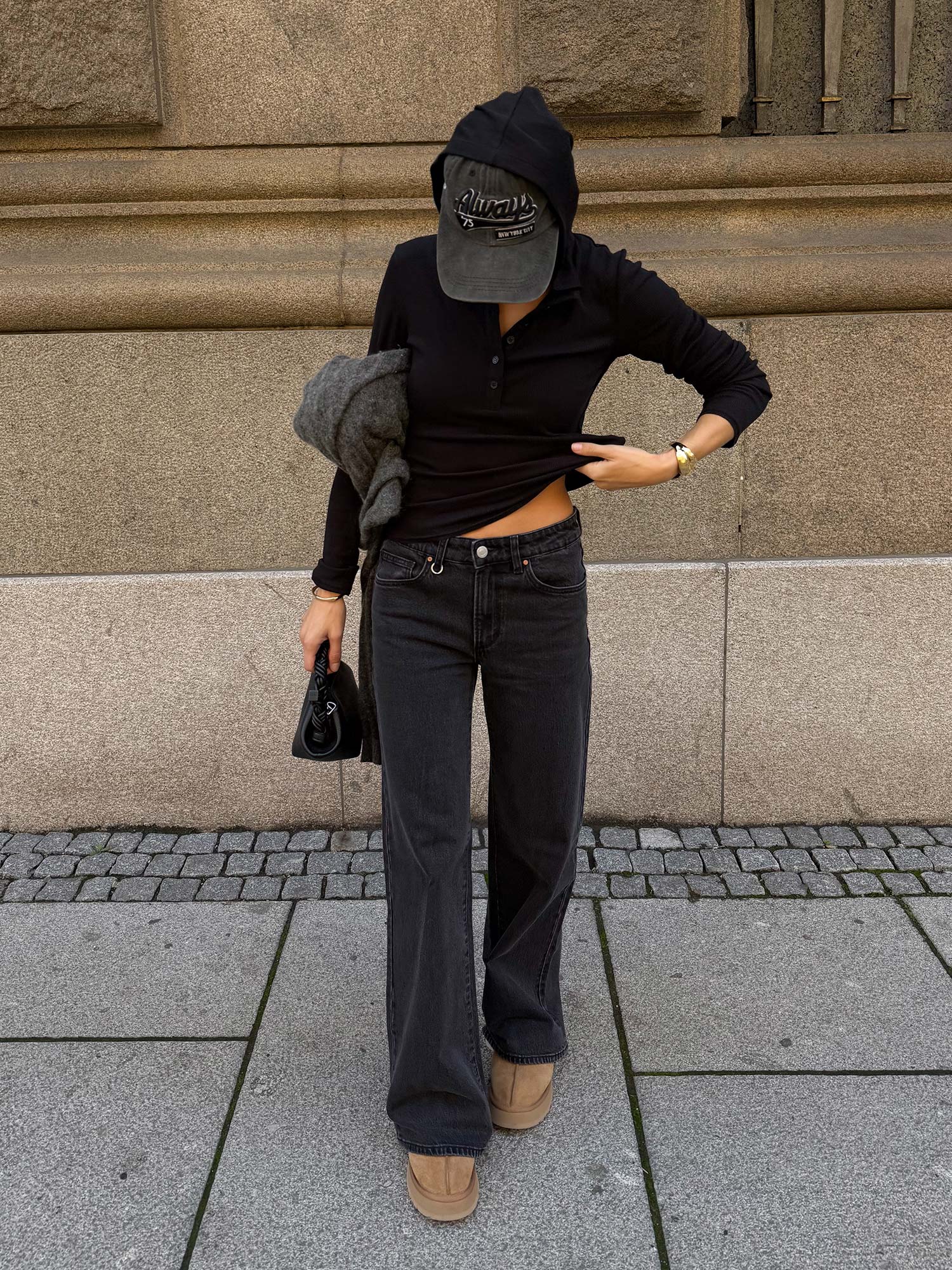 Eva Wide - French Black