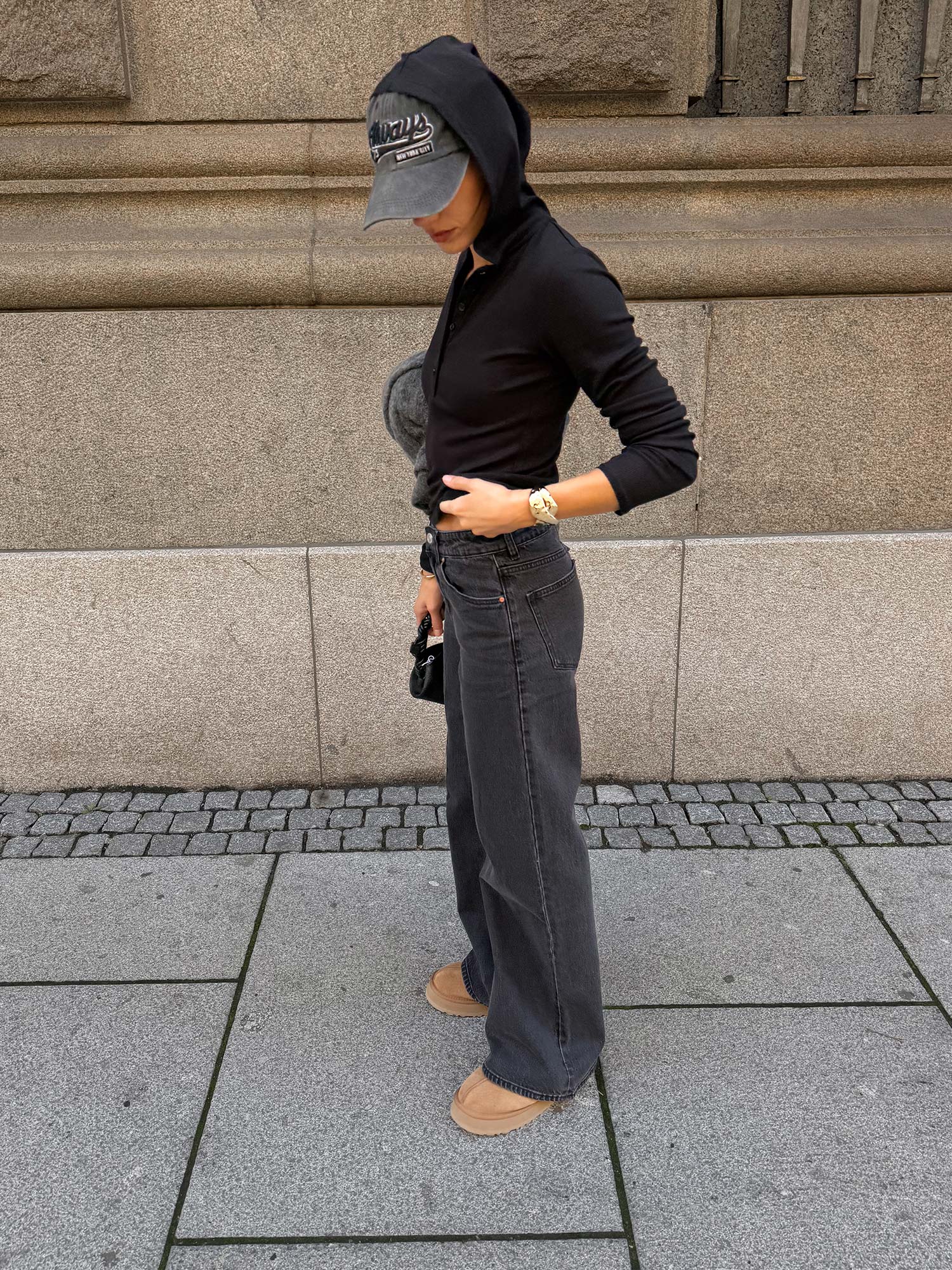 Eva Wide - French Black