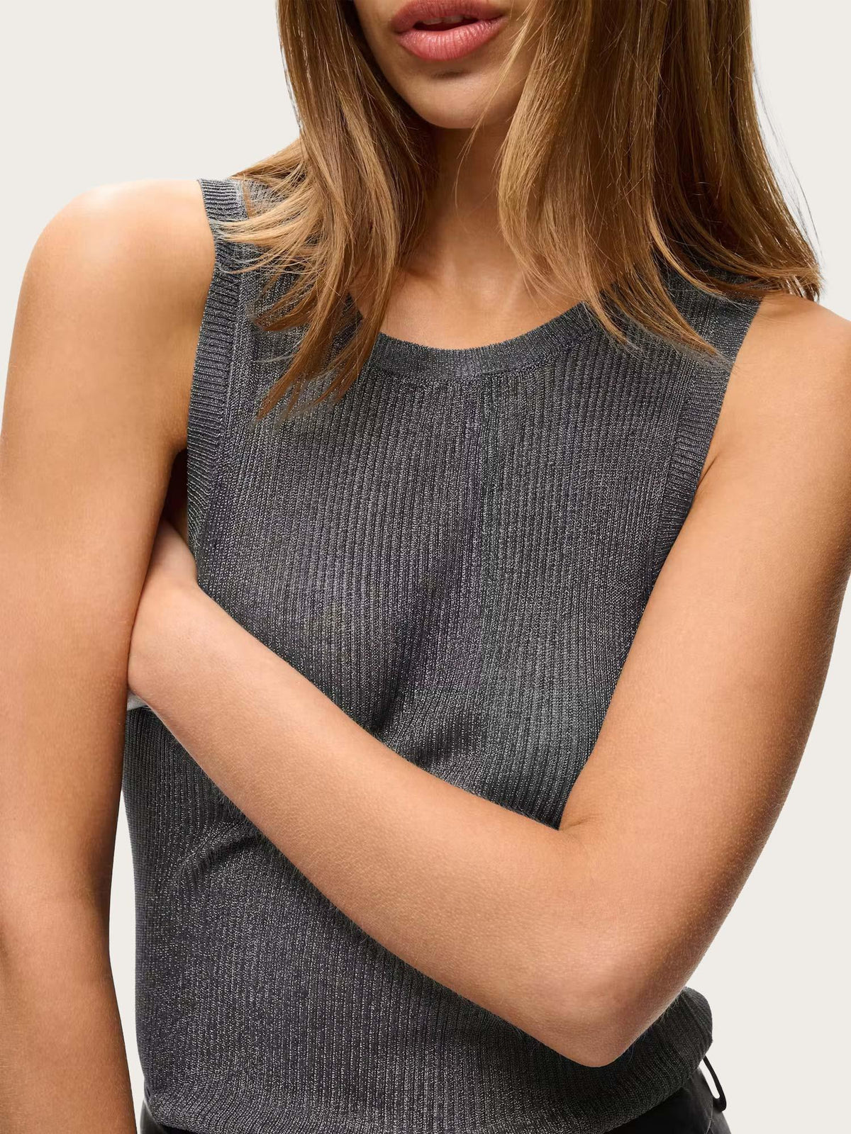 Silvi Top - Asphalt Metallic