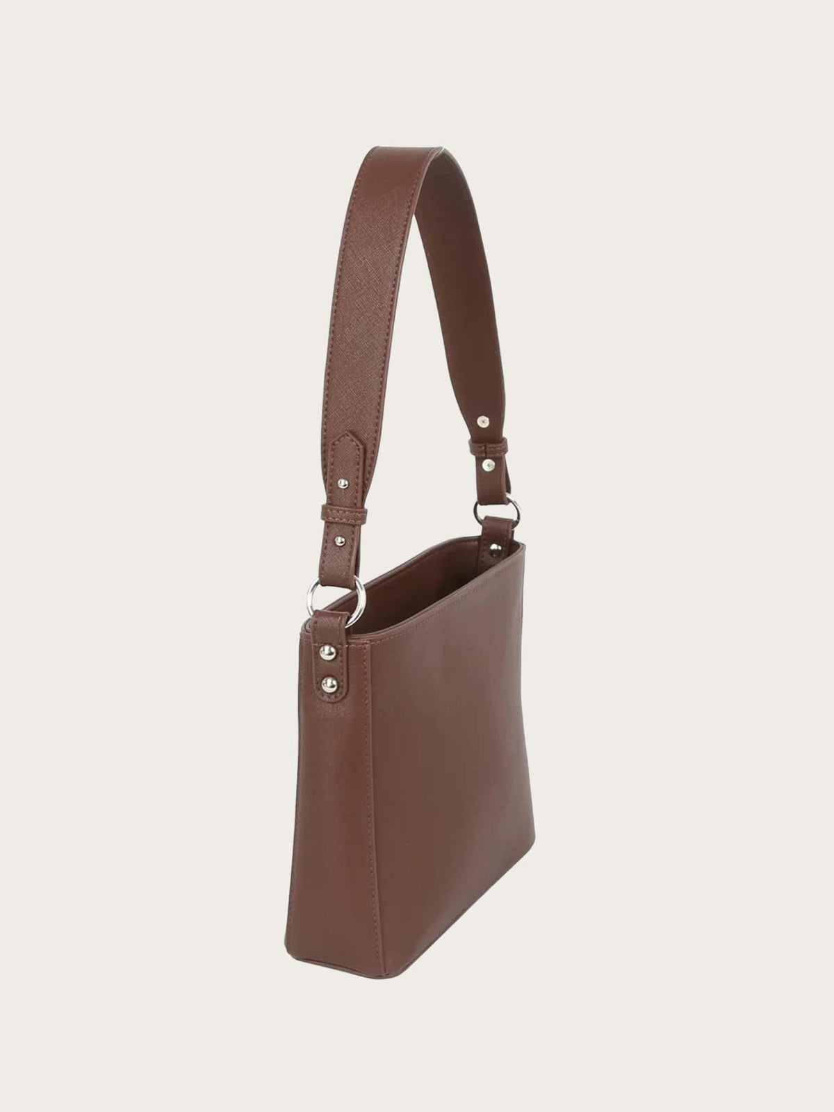 Amble Saffiano - Dark Brown