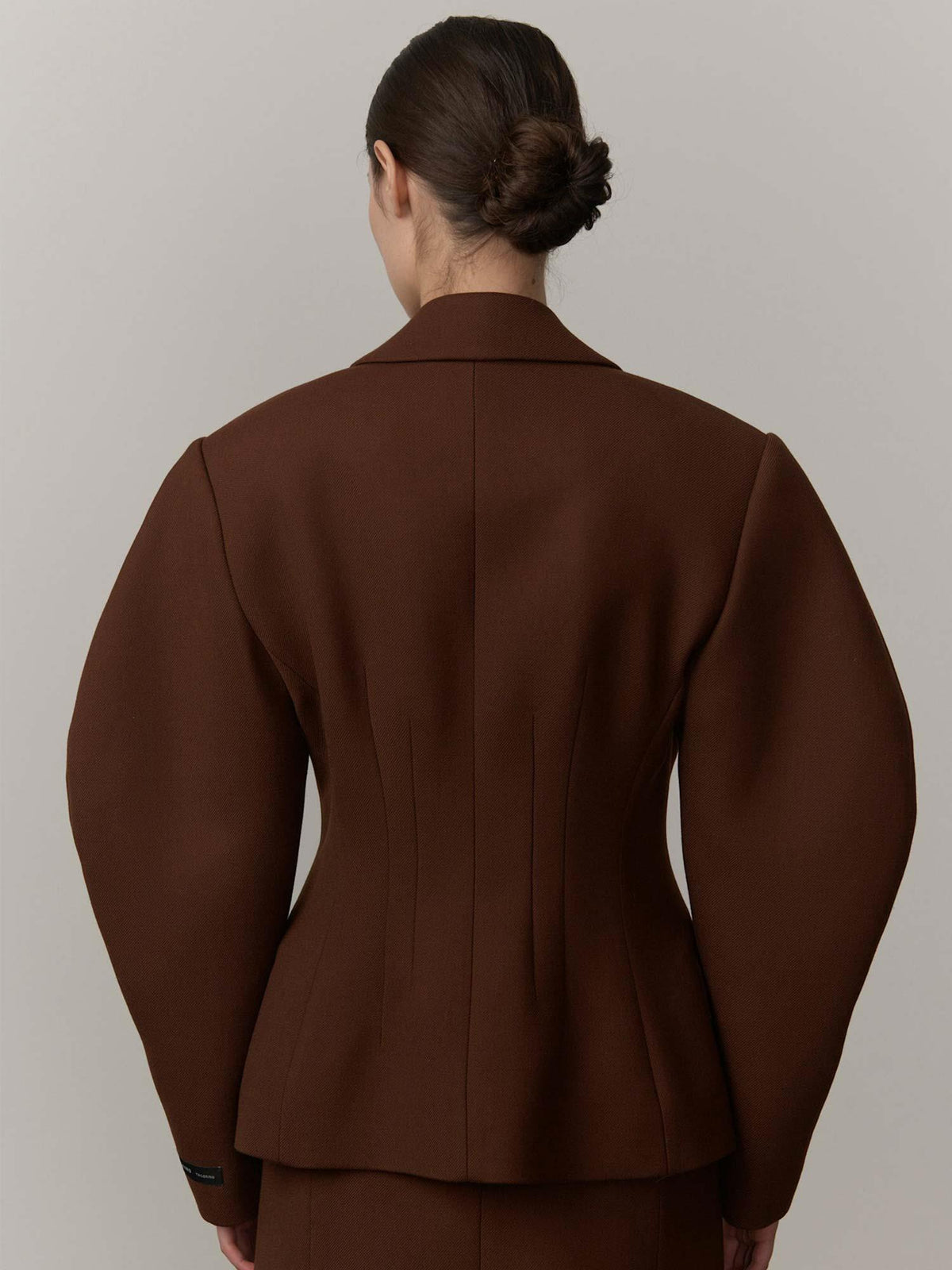 Alex Fitted Blazer - Java Brown