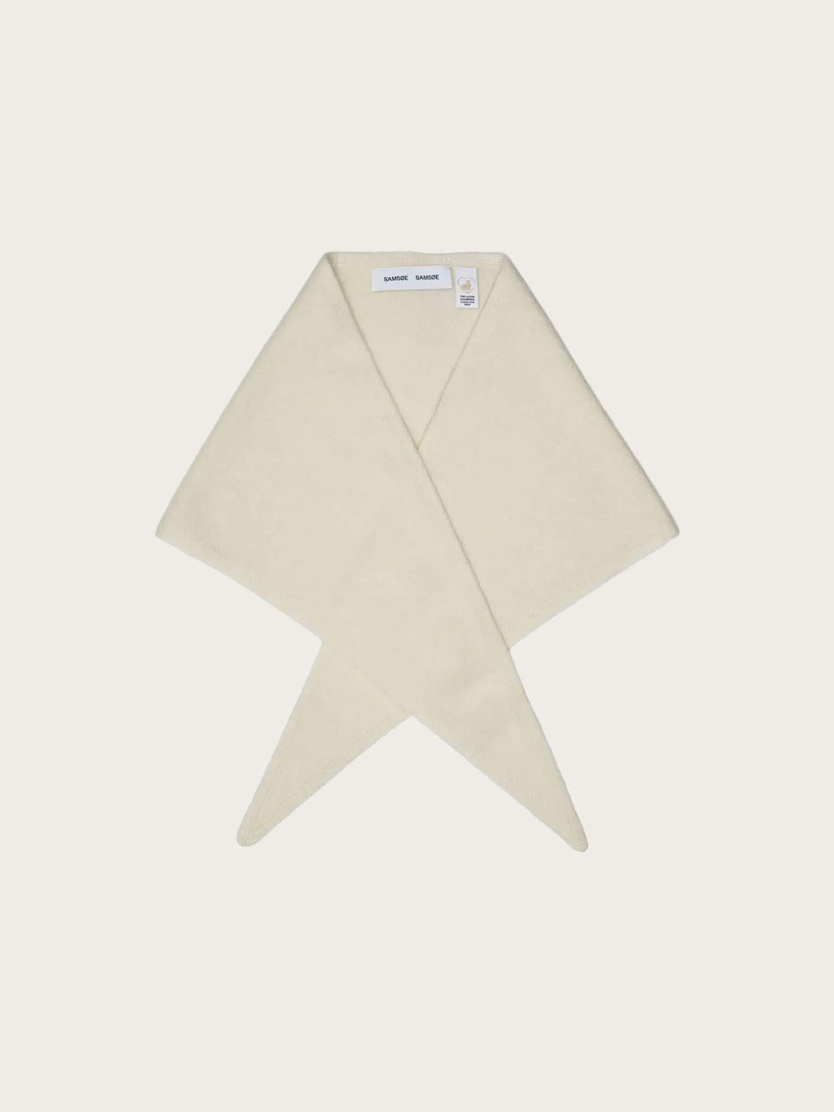 Samabel Triangle Scarf - Egret