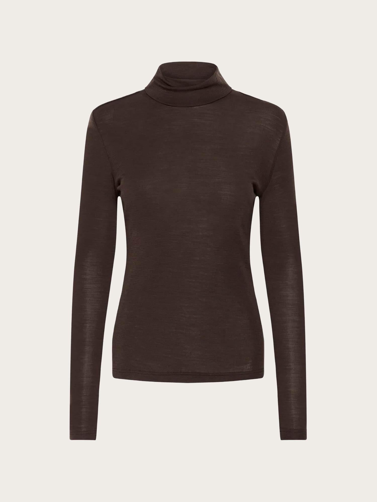 Ninia Wool Rollneck - Chocolate Torte