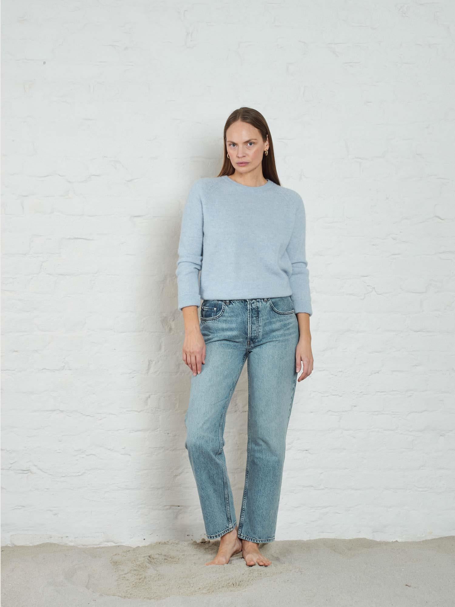 Fiona Summer Sweater - Ice Blue