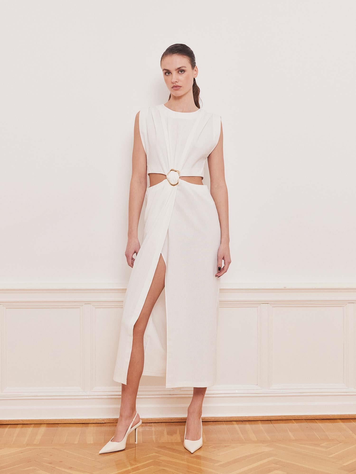 Riviera Dress - Offwhite