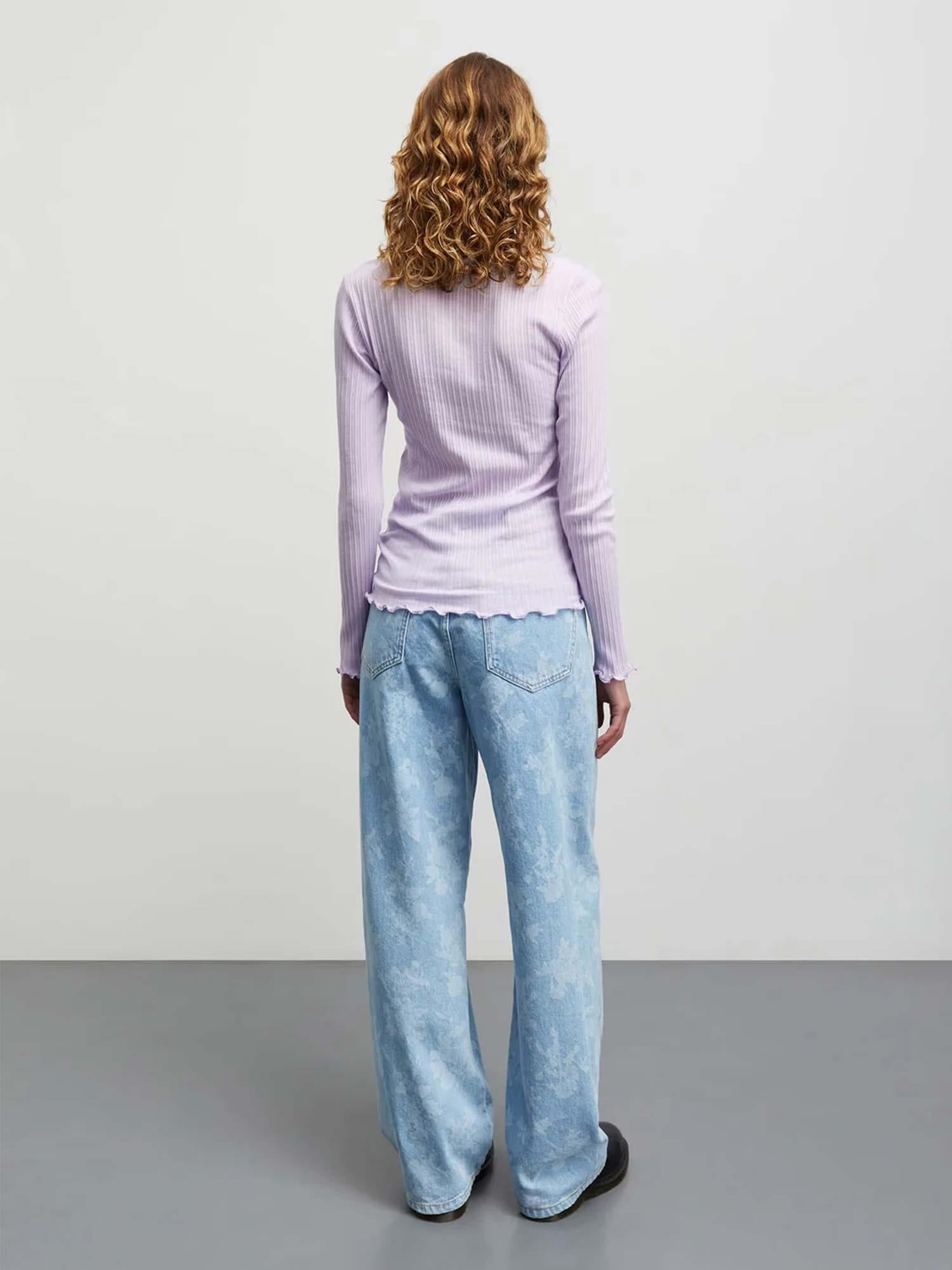Art Denim Christel jeans - Light Denim/Ink Flower AOP