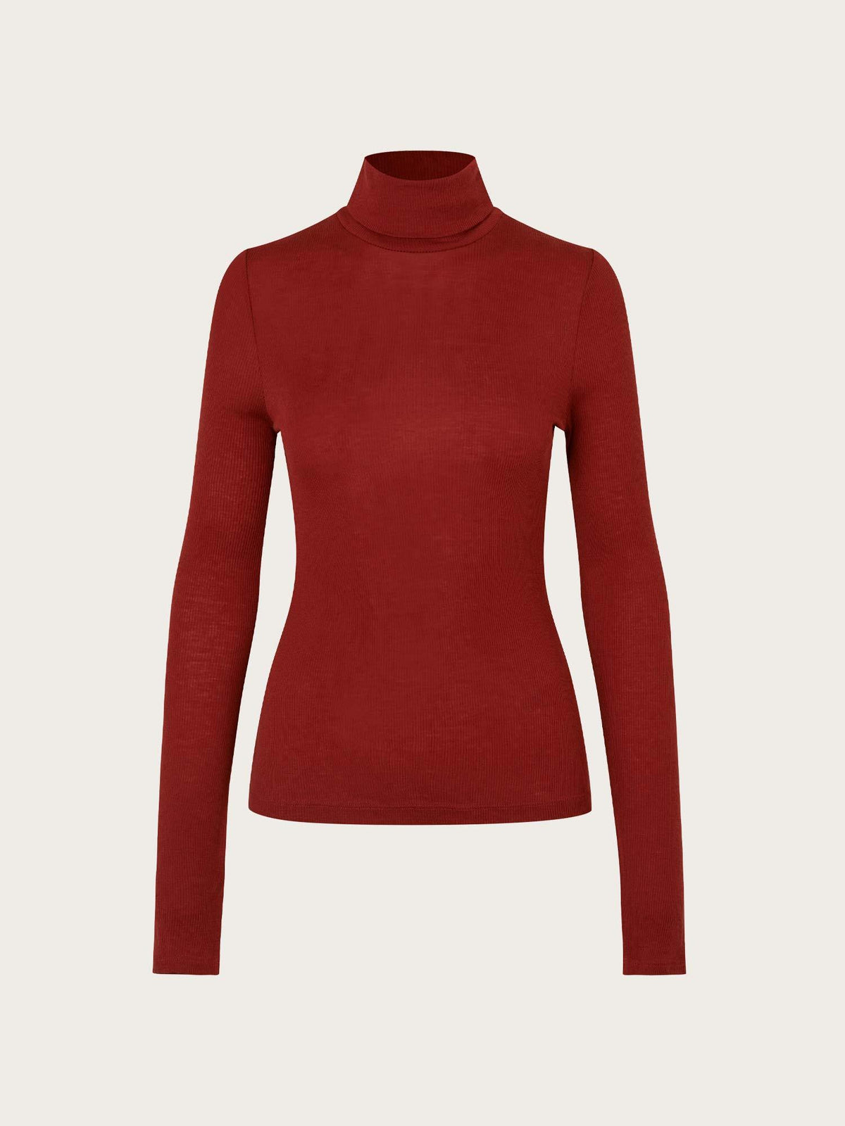 Sasonnet LS T-Neck - Sun-Dried Tomato