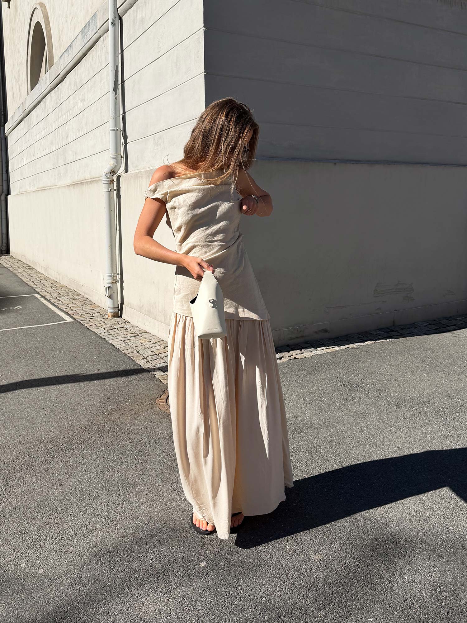 Roma Maxi Dress - Panna