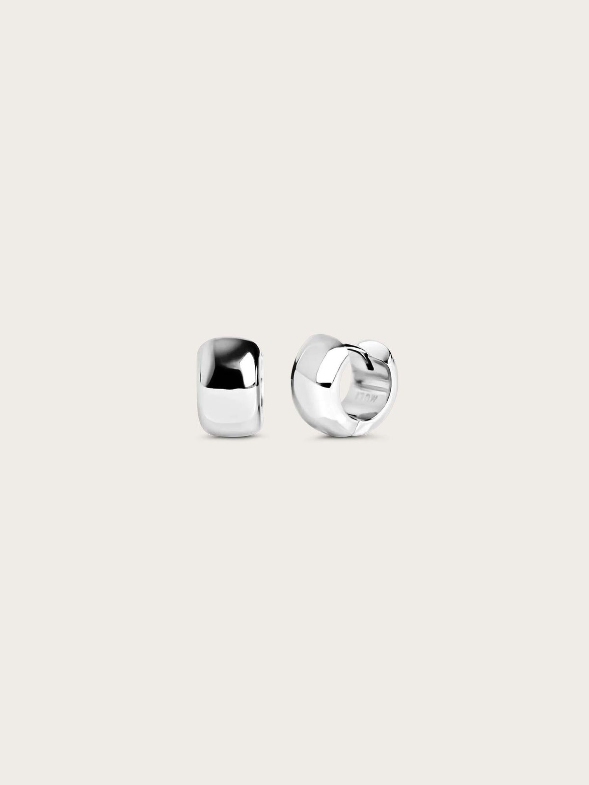 Dome Hoops - Silver