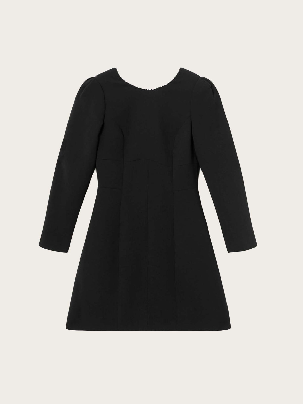 Nathalie Pearl Dress - Black