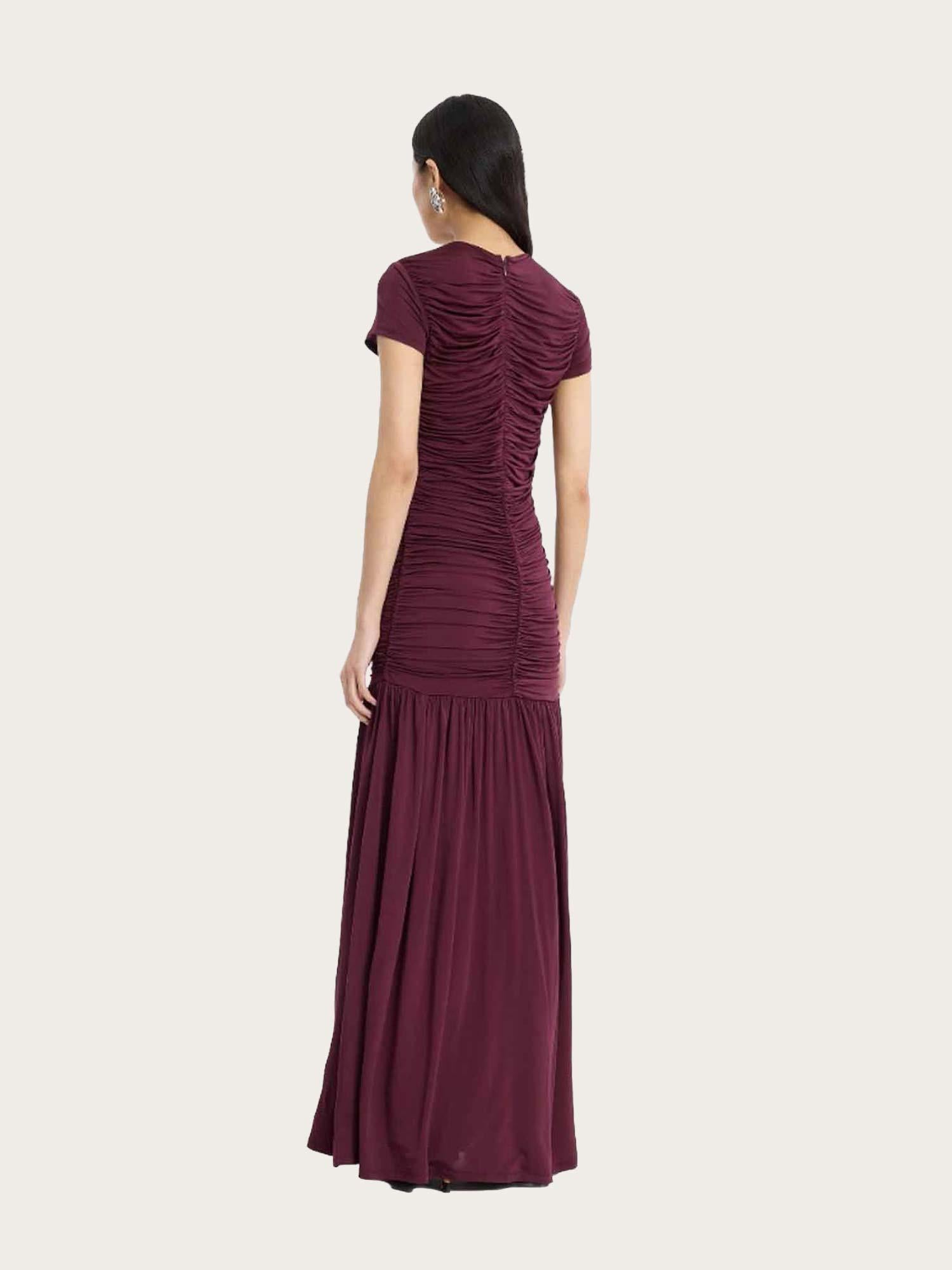 Gathered Maxi Dress - Winetasting