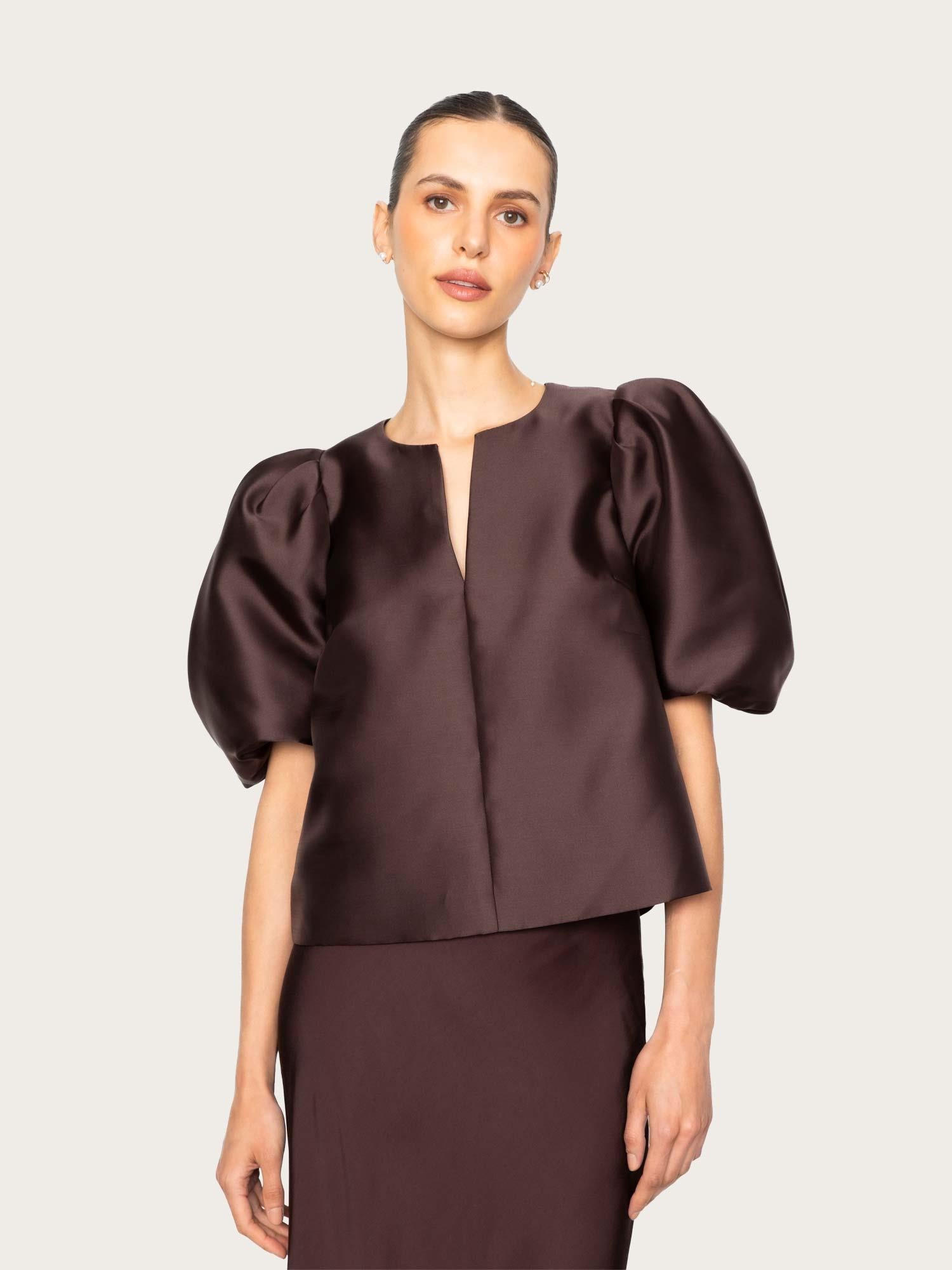 Maeve Blouse - Dark Brown