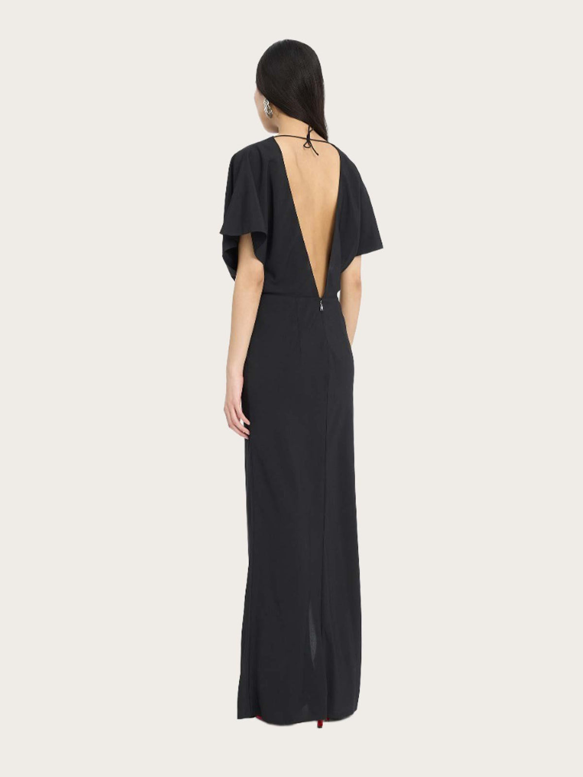 Maxi Slit Dress - Black