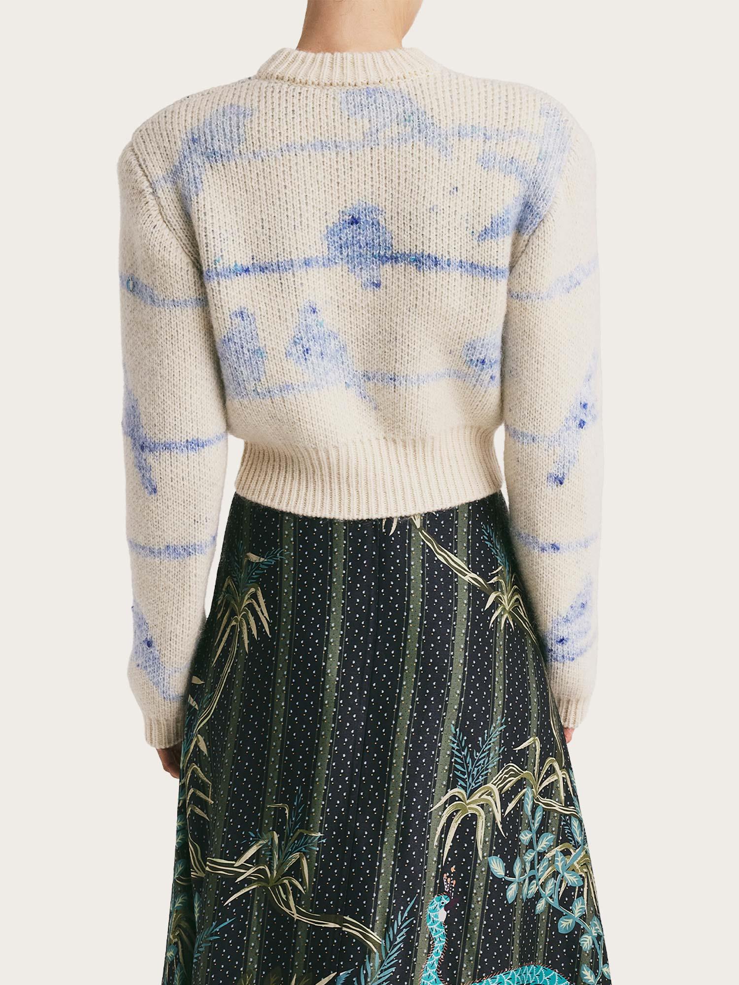 Jacquard Knit Sweater -