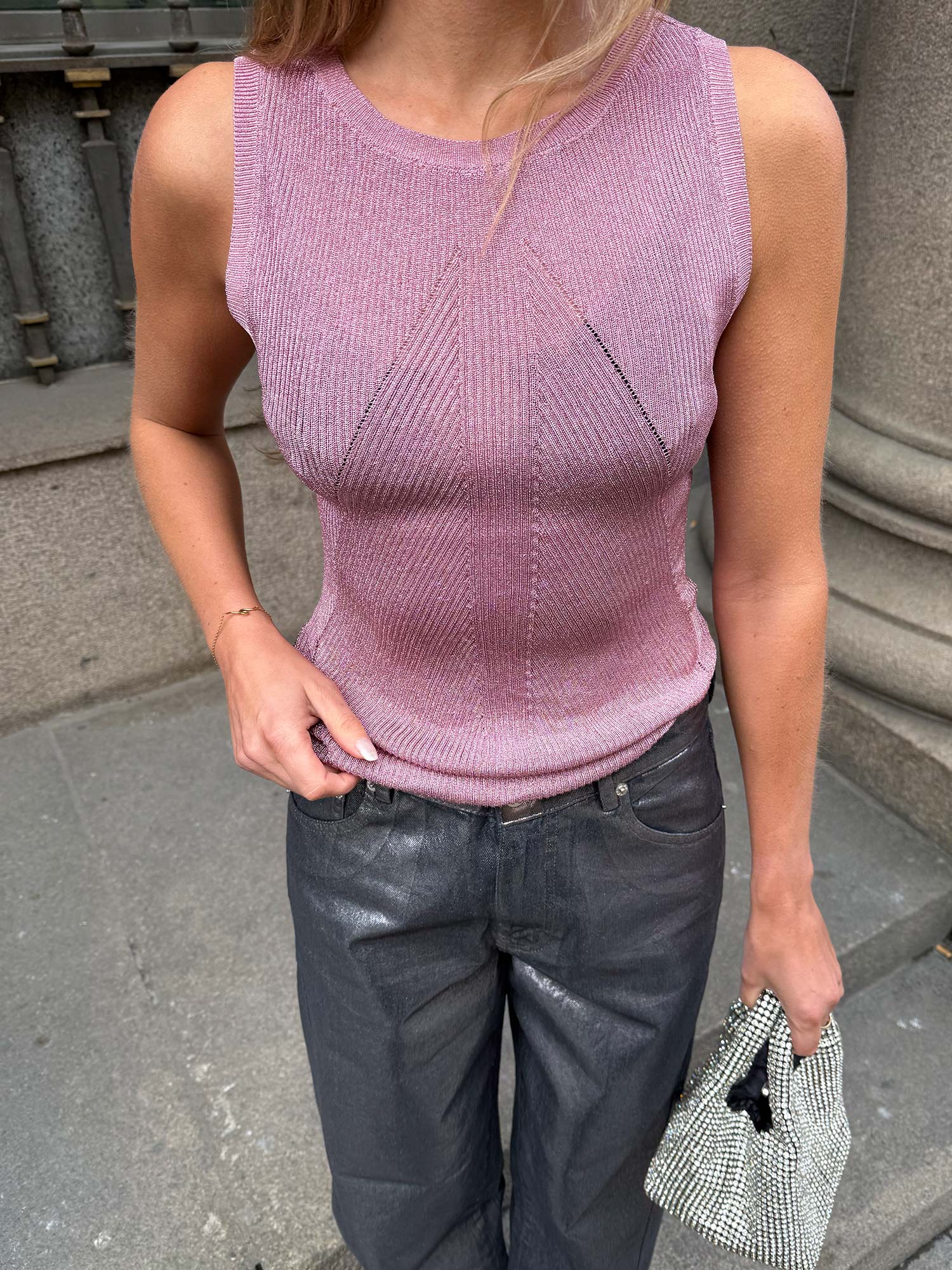 Silvi Tank Top - Blushing Pink