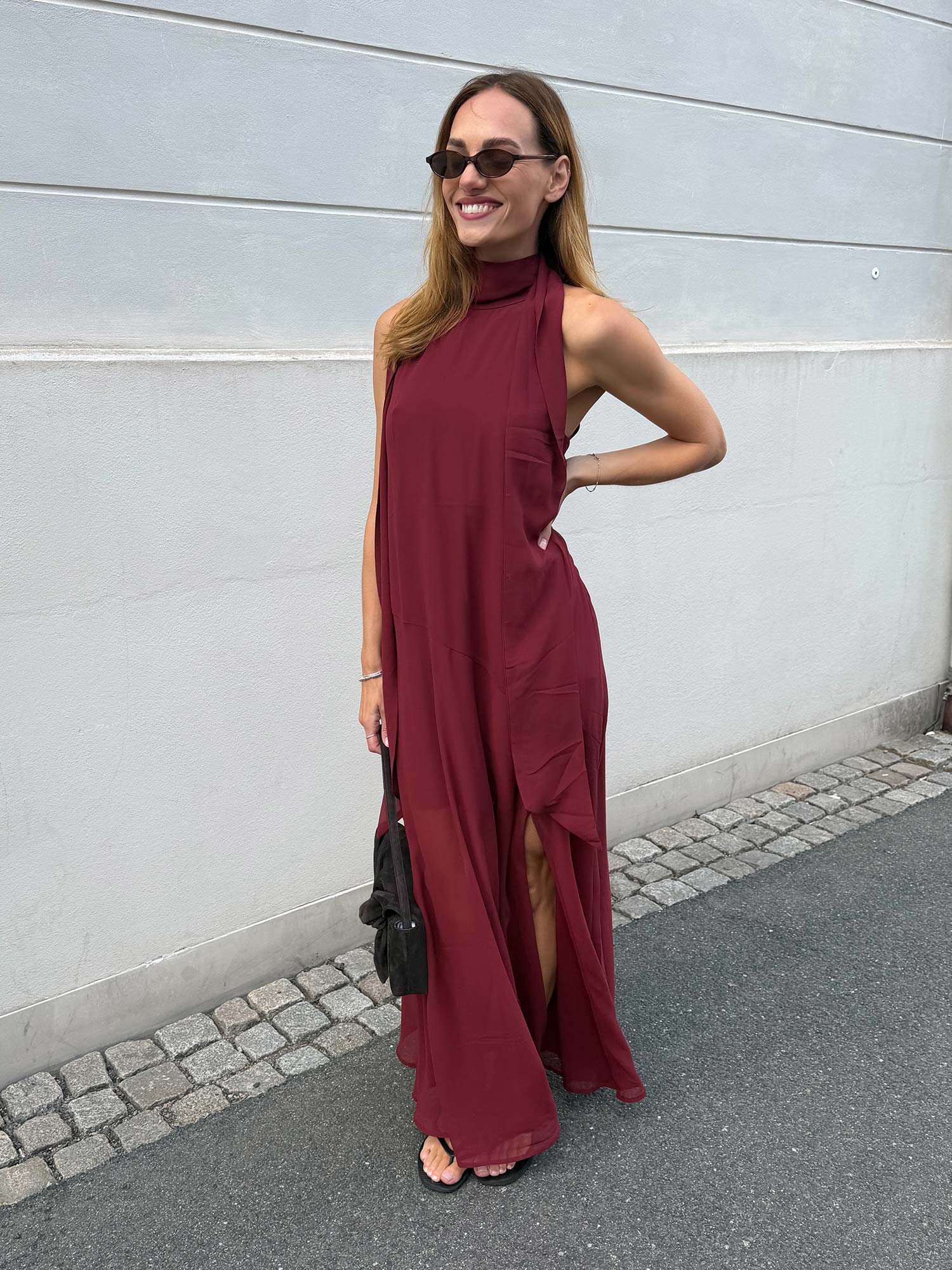 Dorah Dress - Cabernet