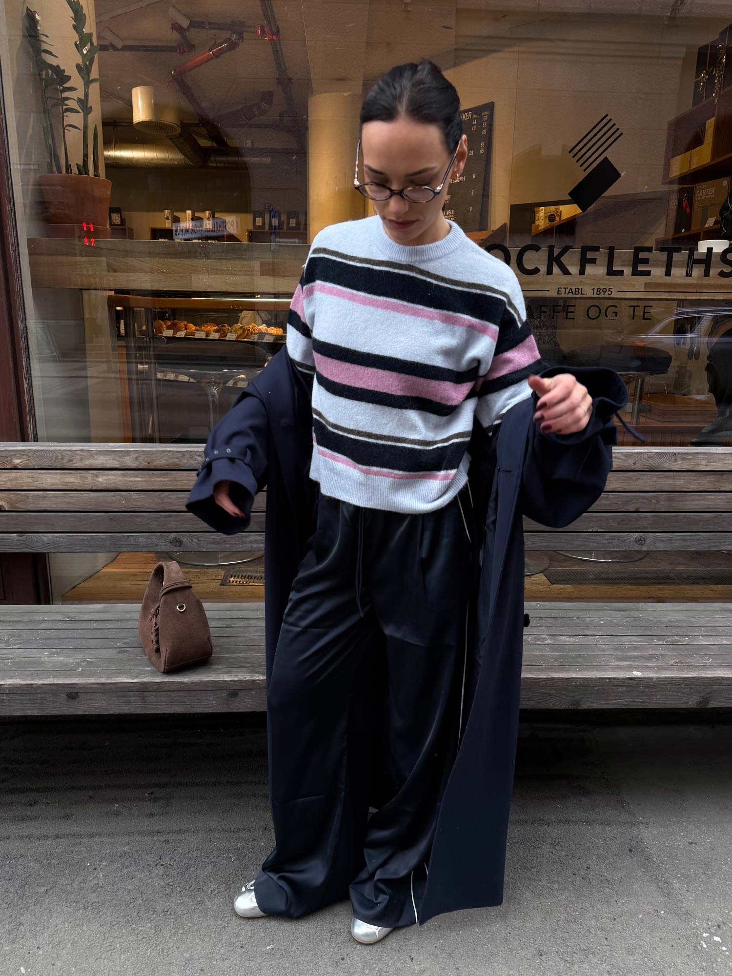 Sanoura Sweater - Grey Dawn Multi Stripe
