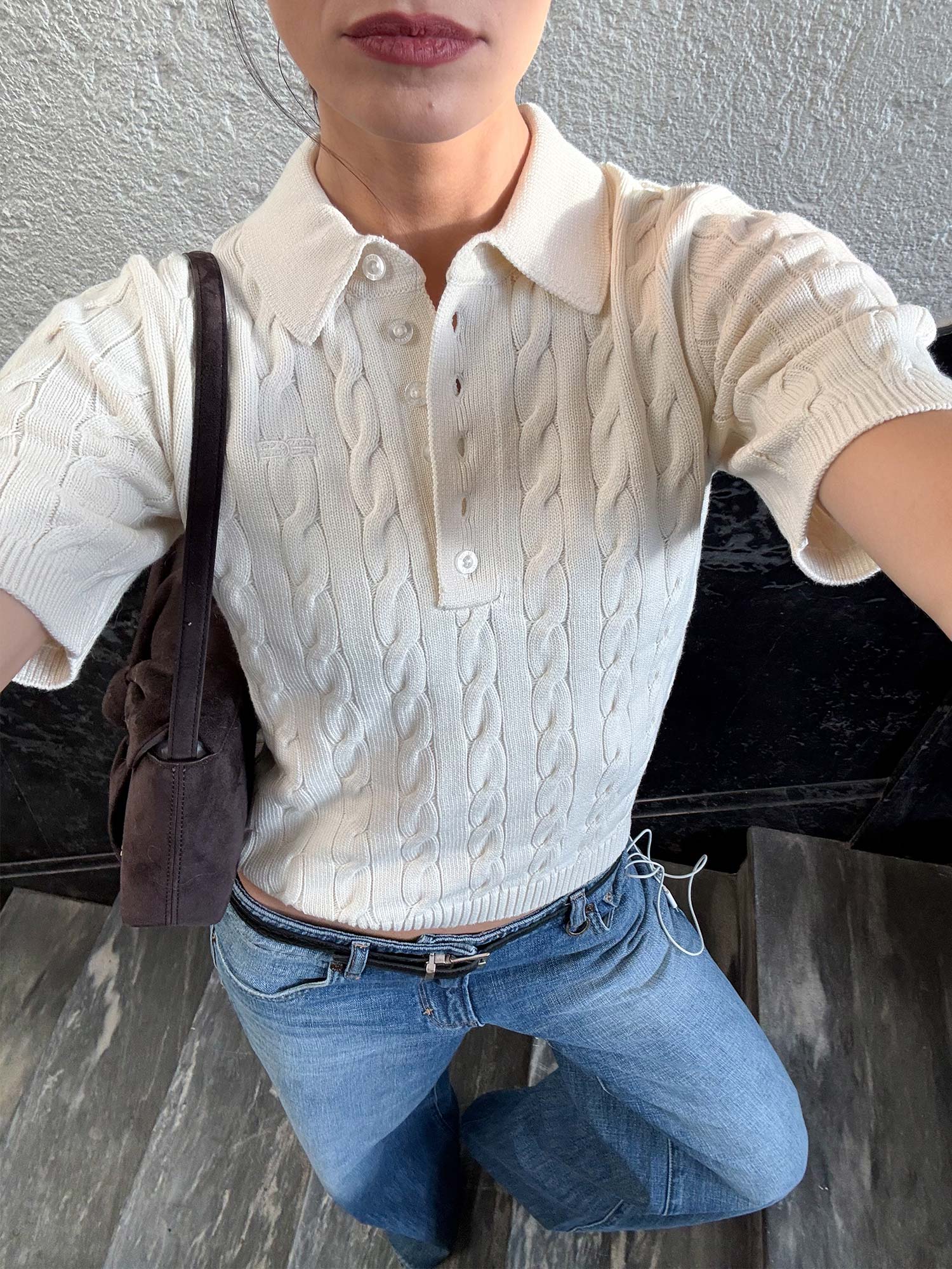 Thilla Polo Pullover - Egret