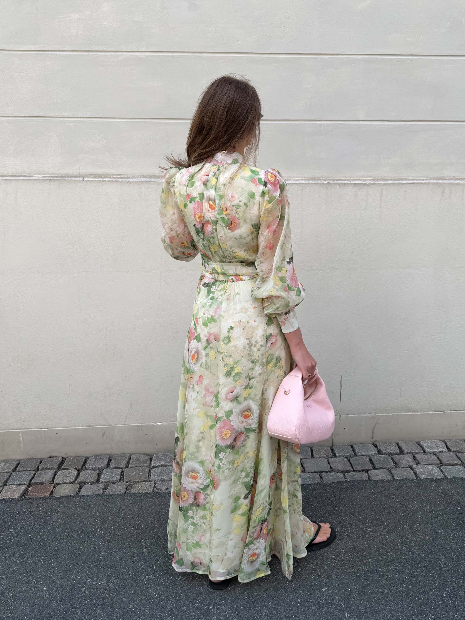 Organza Belt Dress - Watercolour Dreams