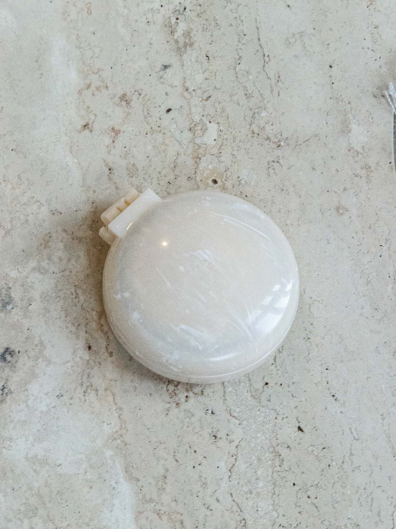 Brush With Mirror - Dusty Pink