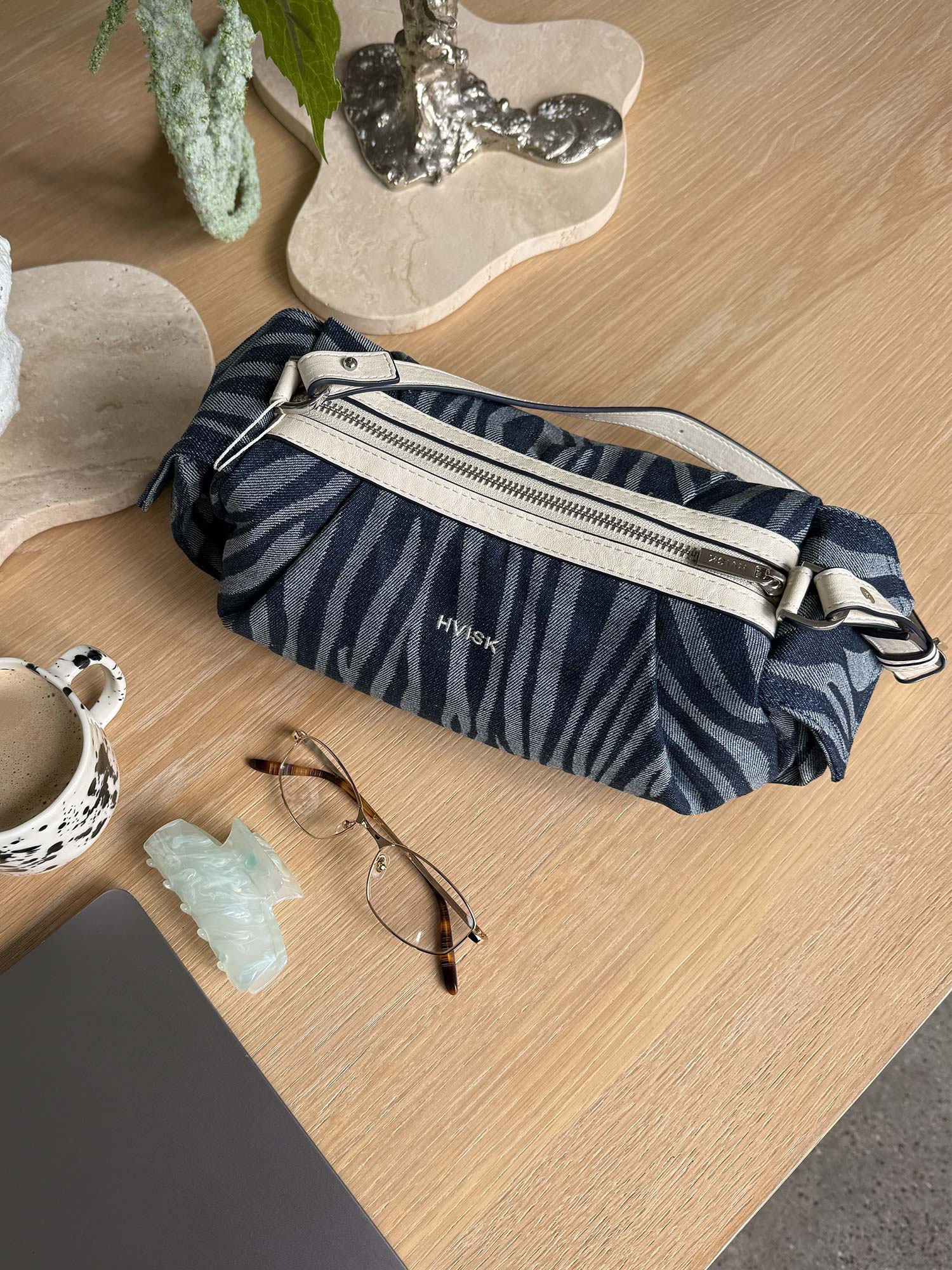 Elbie Denim - Navy Zebra