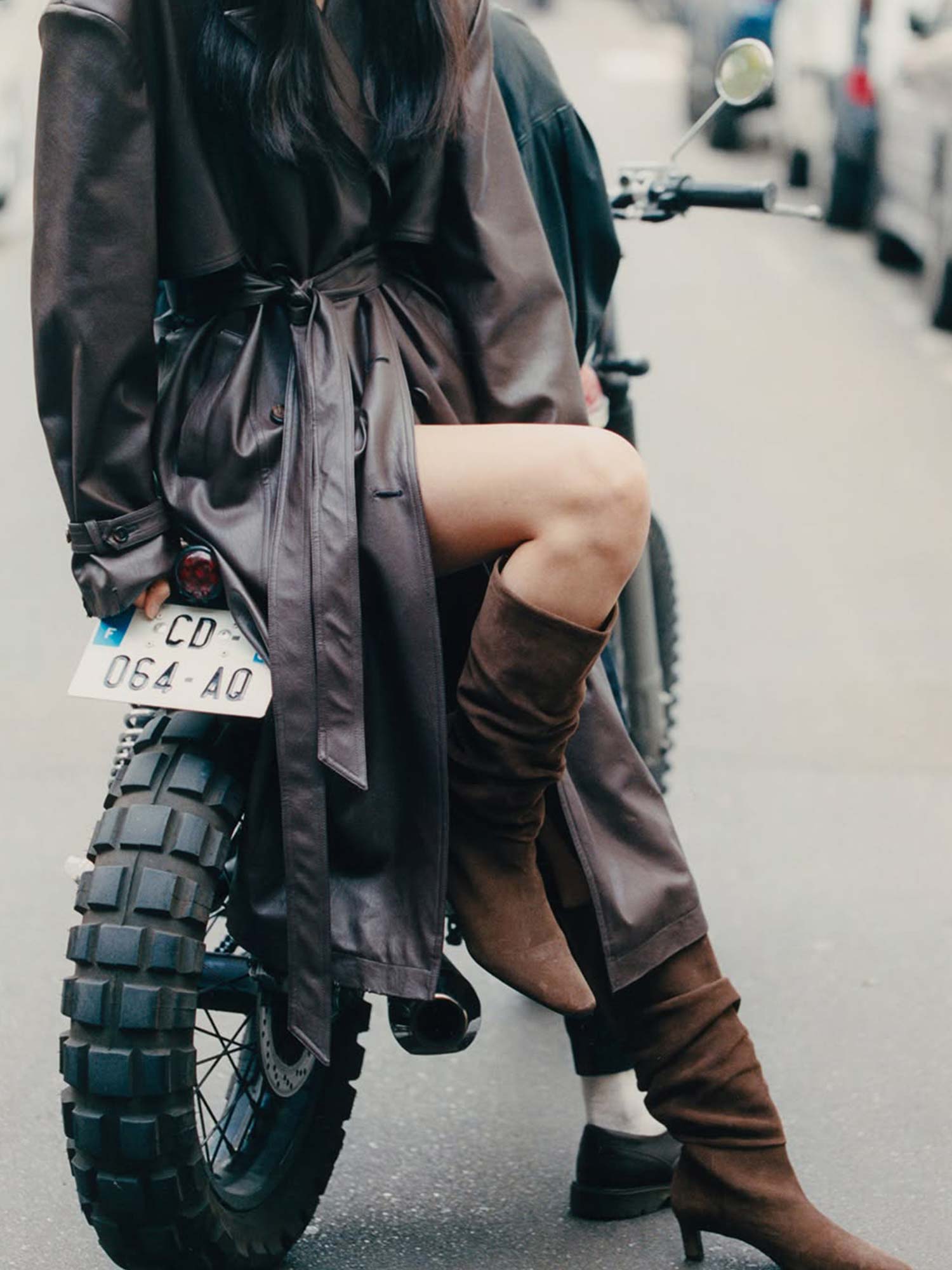 Kalila Suede Brown Leather Boots
