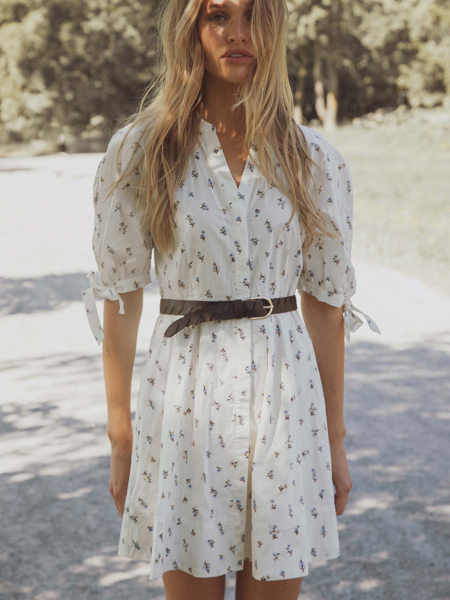 Lia Dress - White Anemone