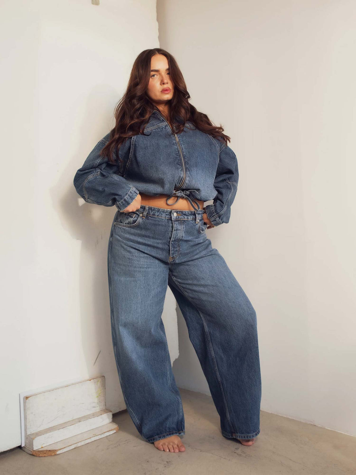 Libby Jeans - Washed Dark Blue