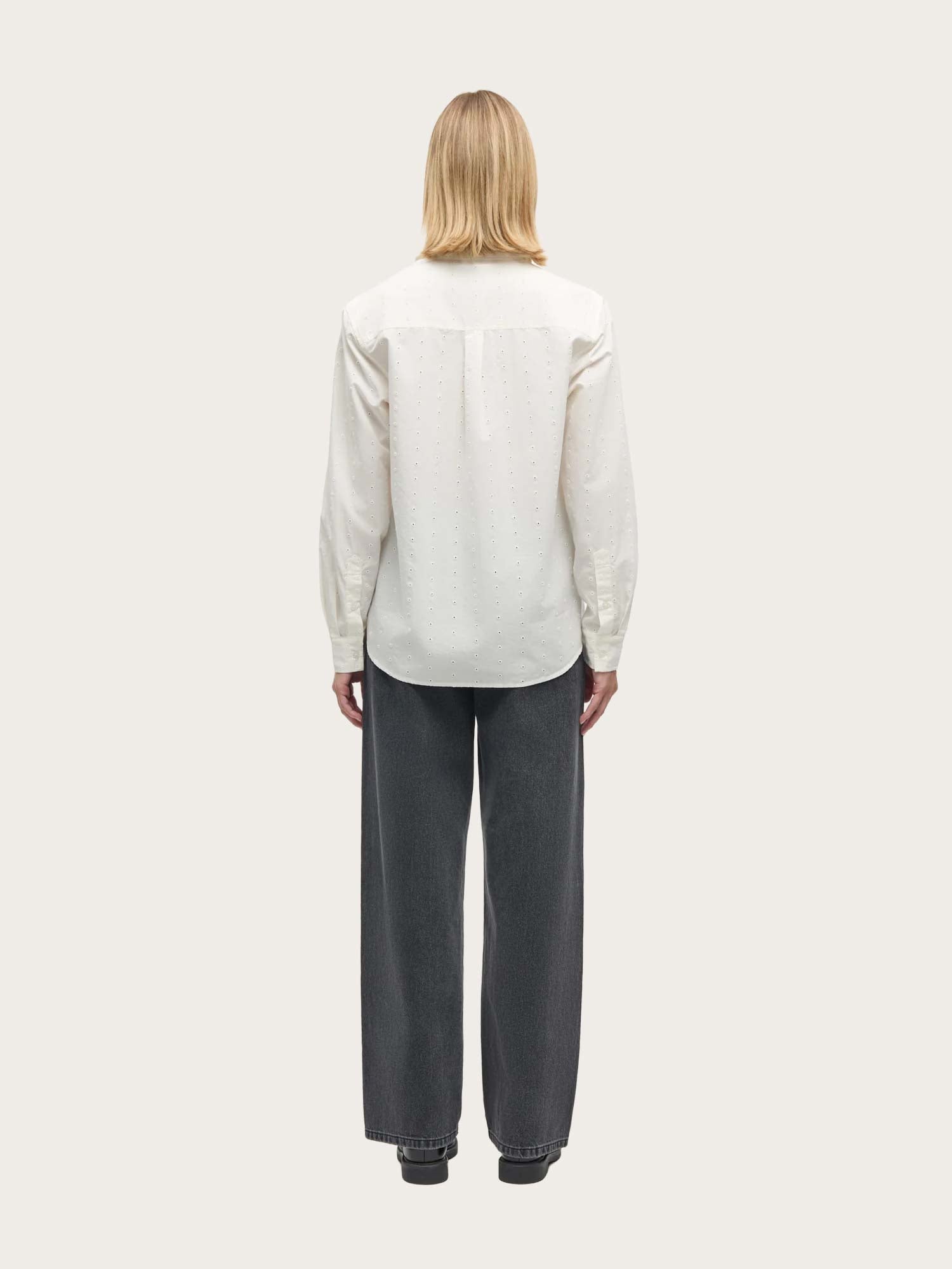 Broda Crane Shirt - Snow White