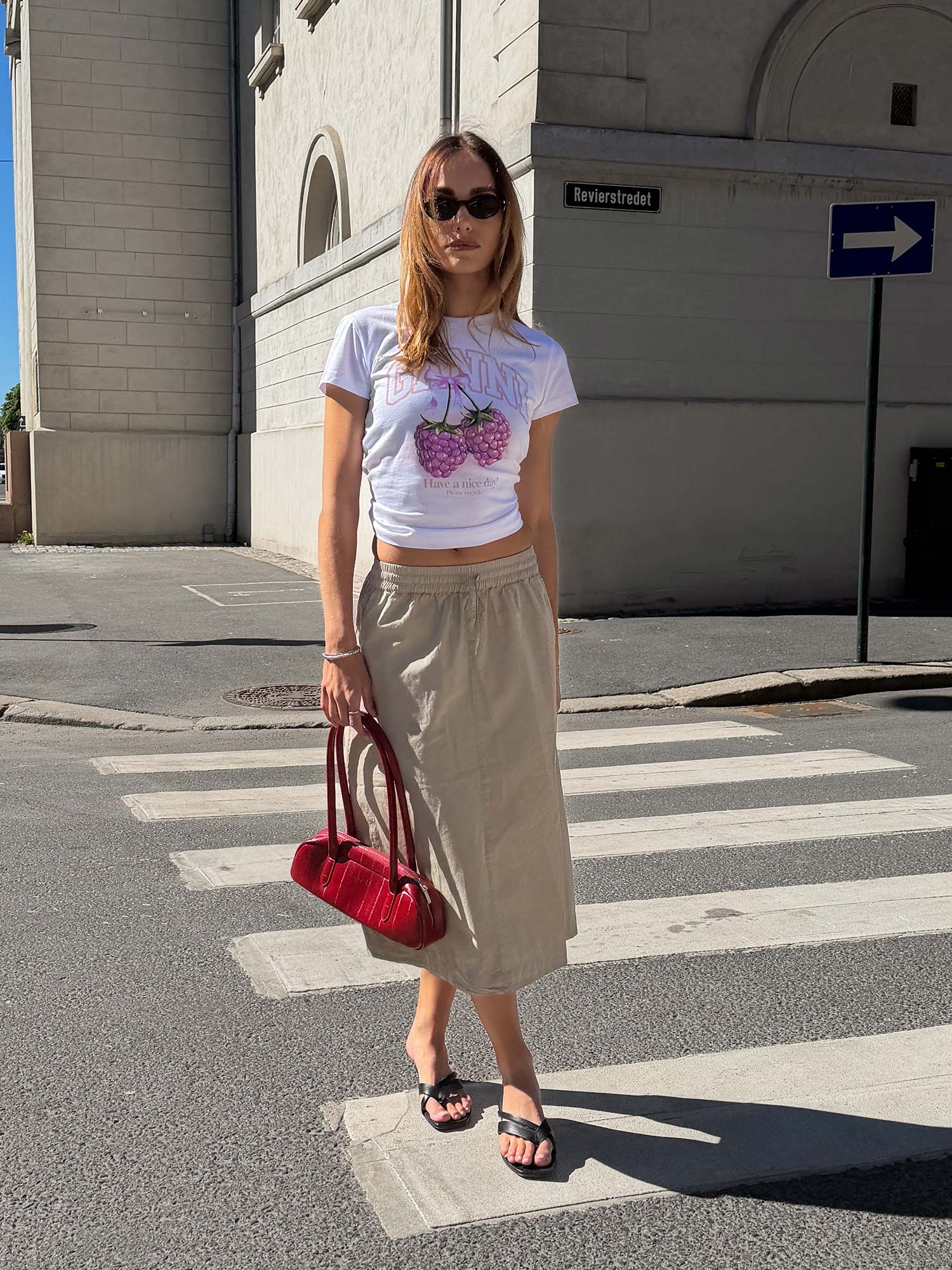 Dyed Weave Luni Skirt - Plaza Taupe