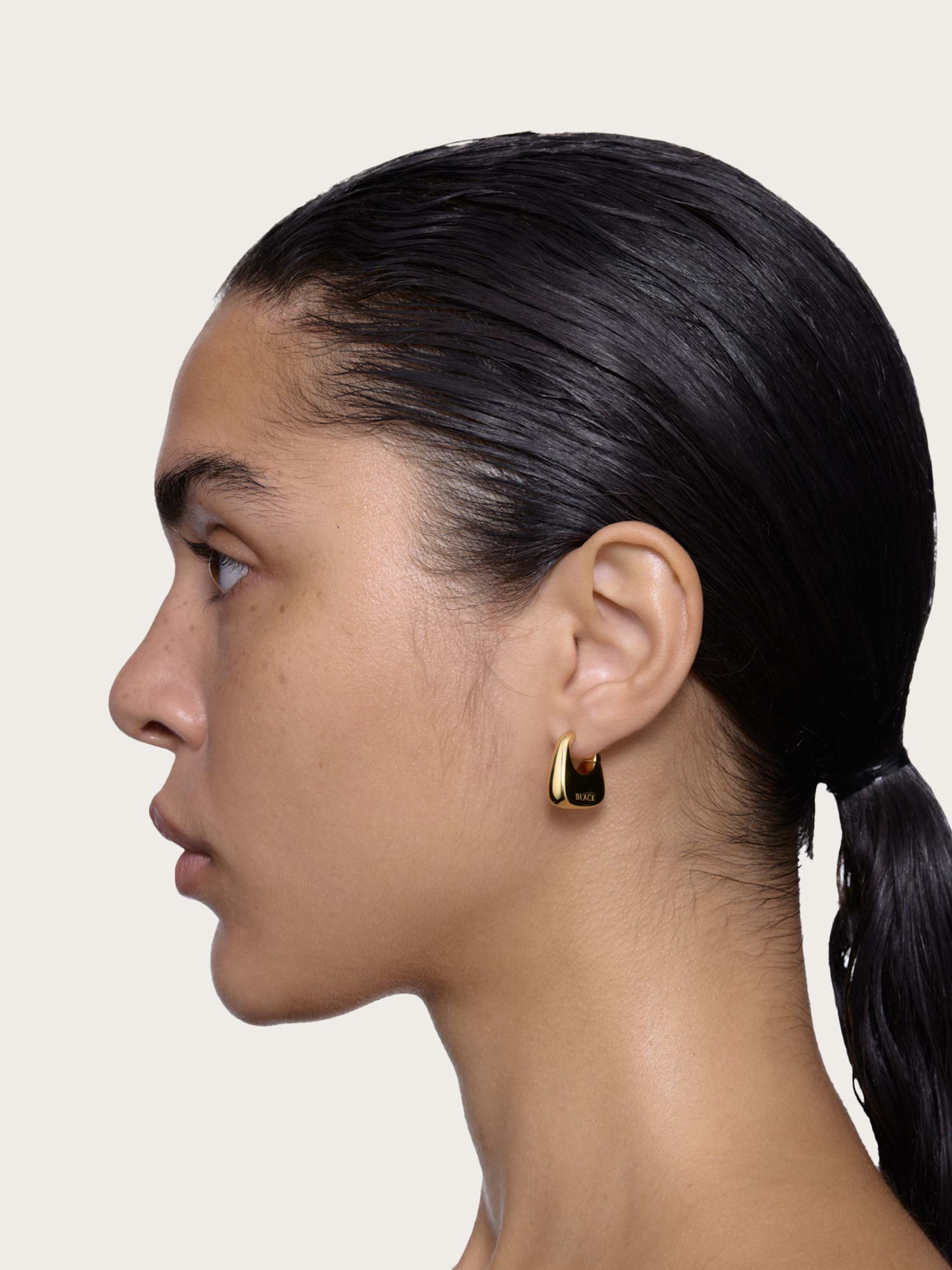 Tote Earrings Medium - Gold