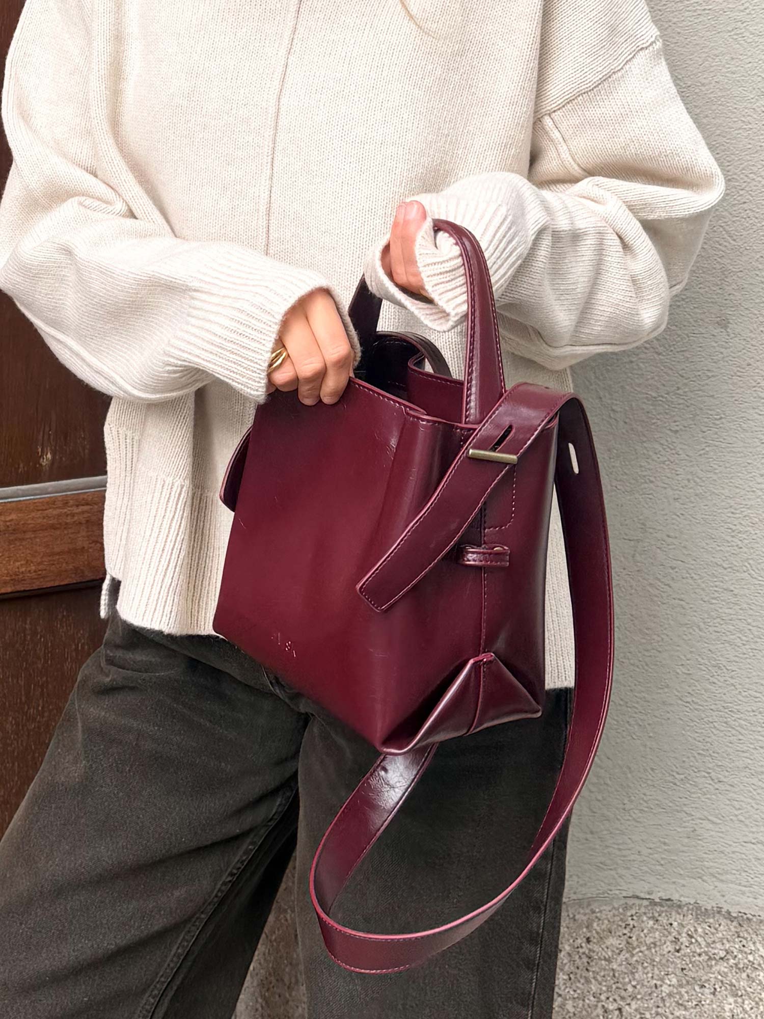 Molly Raw - Deep Burgundy
