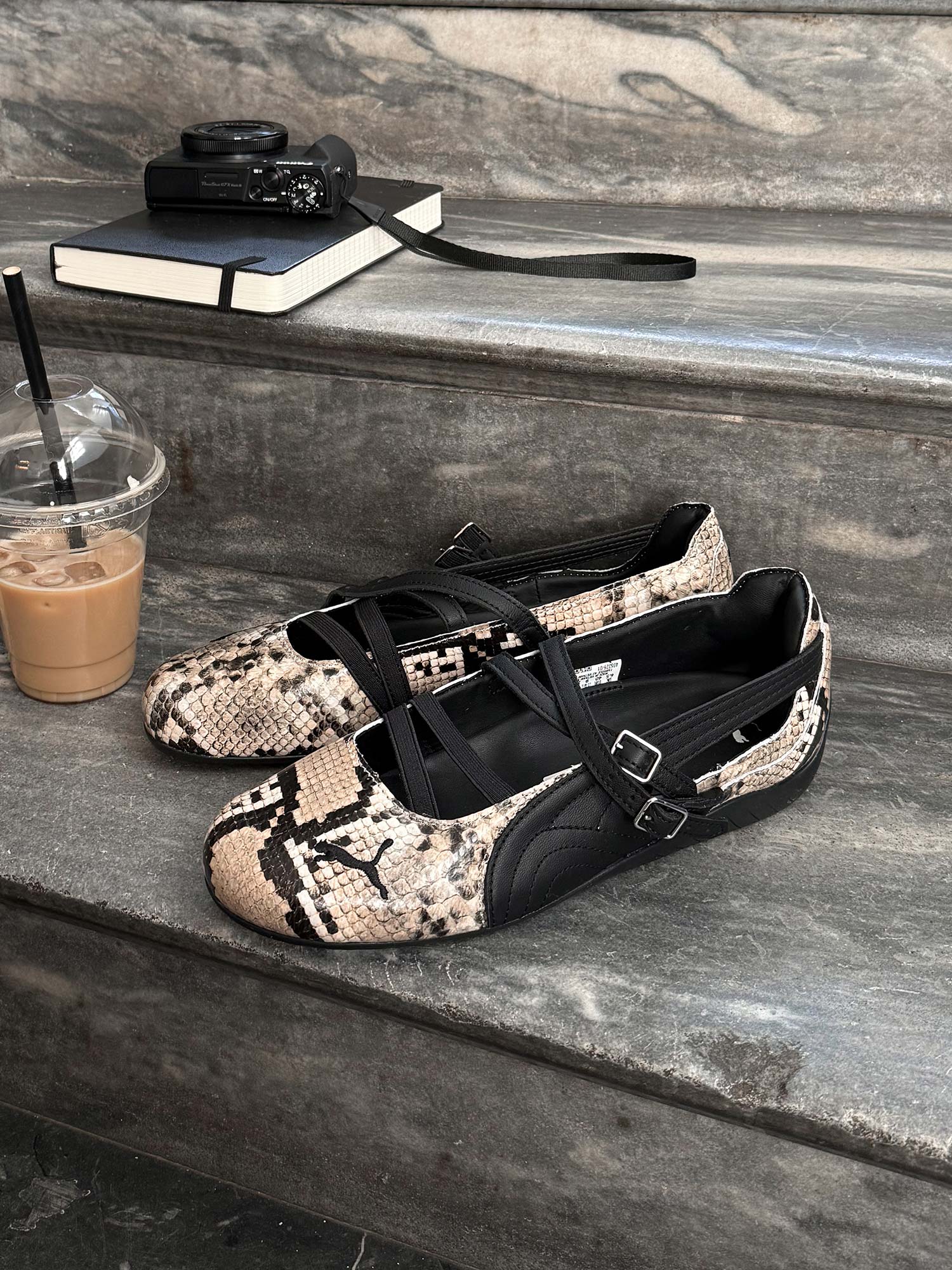 Speedcat Ballet Snake - Black/Vapor Grey