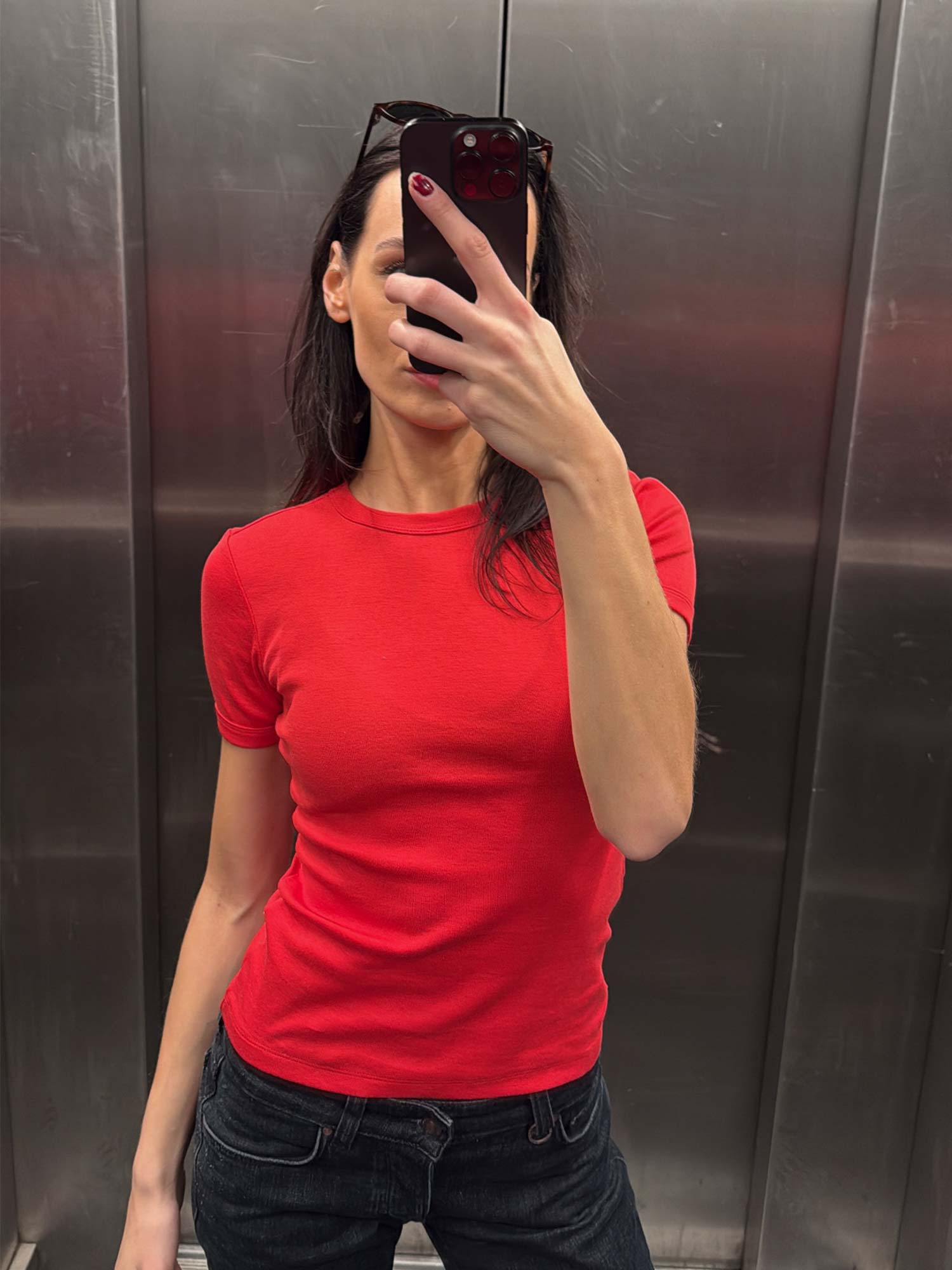 Grace Jersey June Tee - Goji Berry