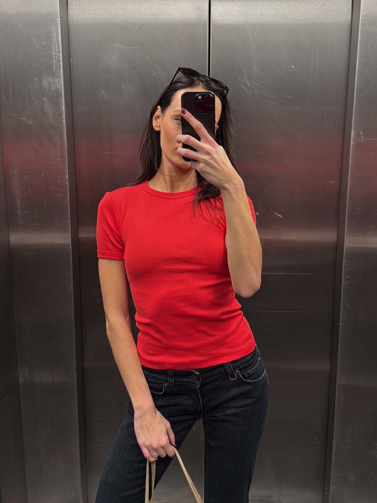 Grace Jersey June Tee - Goji Berry