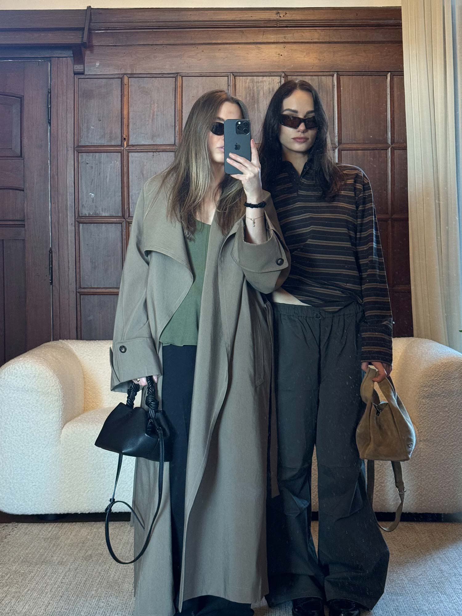 Atari Oversized Trenchcoat - Khaki