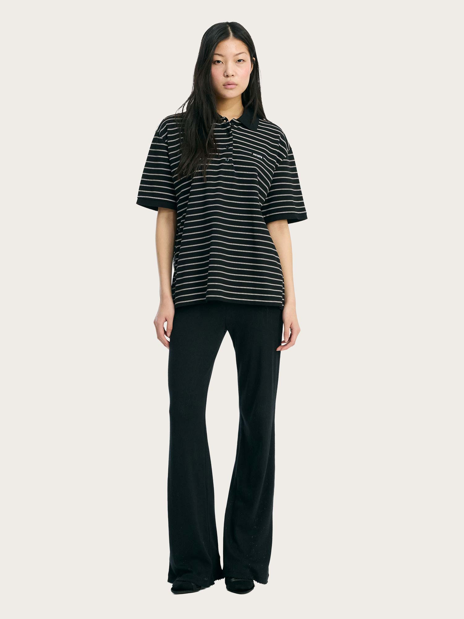 Pique Shortsleeve Polo - Black Comb