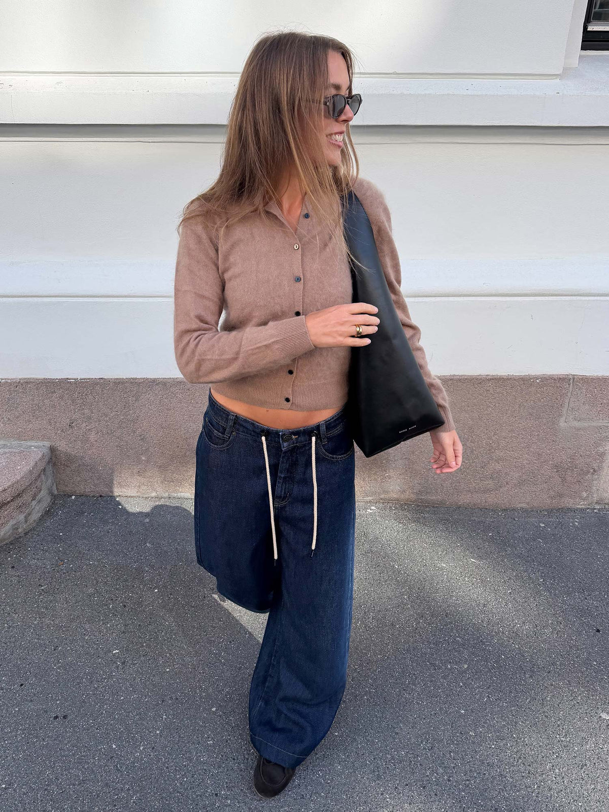 Roselle Knit Cardigan - Croissant