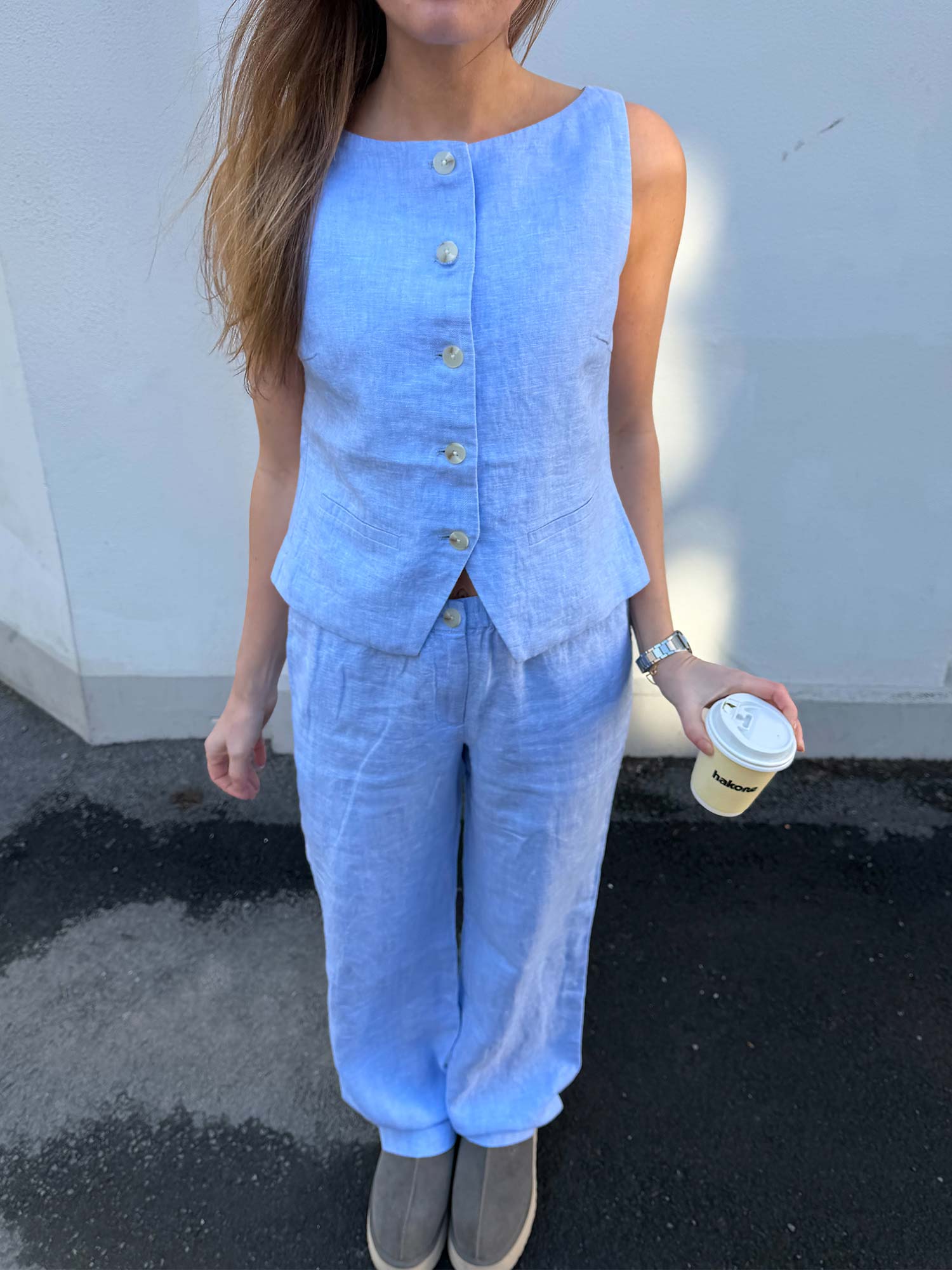 Saloves vest - Bel Air Blue Melange