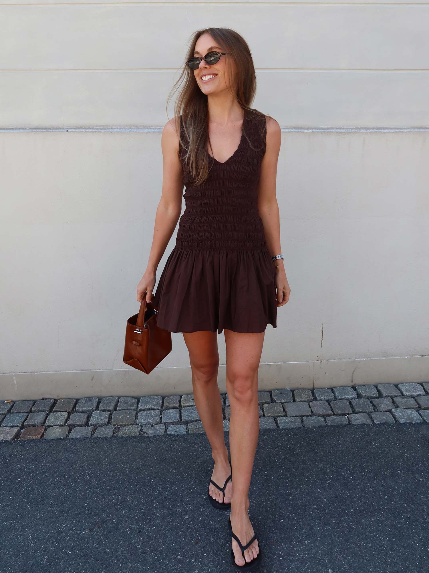 Palomar Mini Dress - Espresso