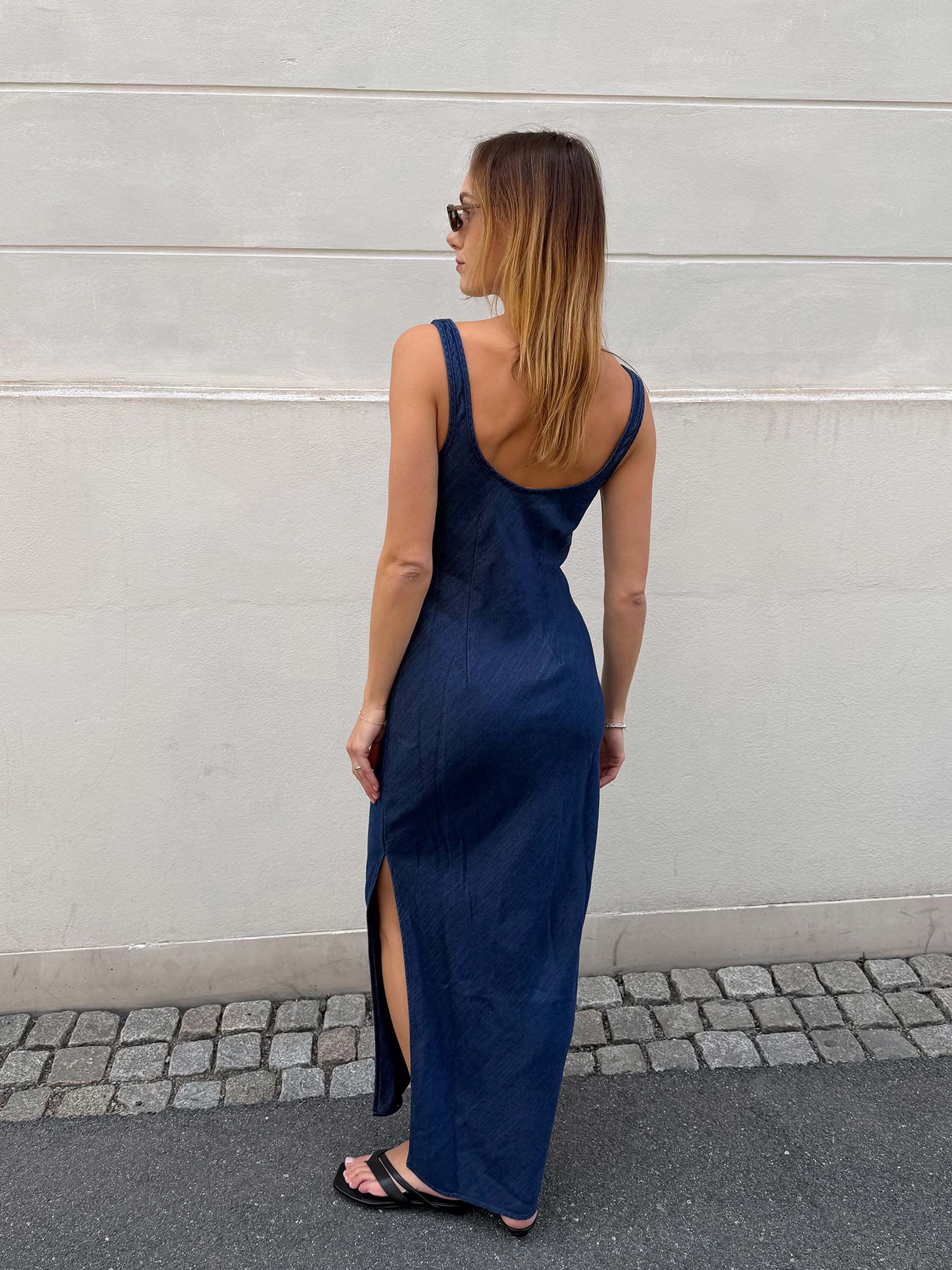 Sasunna Dress - Washed Denim